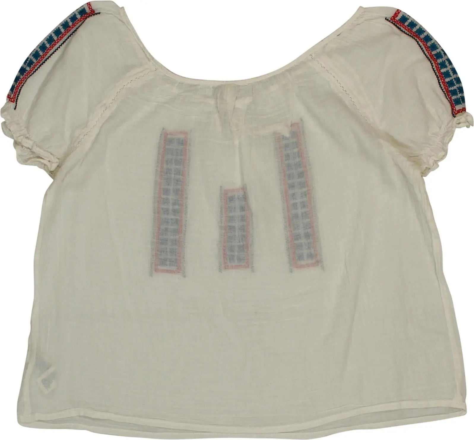 LA.CA - Embroidered Top- ThriftTale.com - Vintage and second handclothing