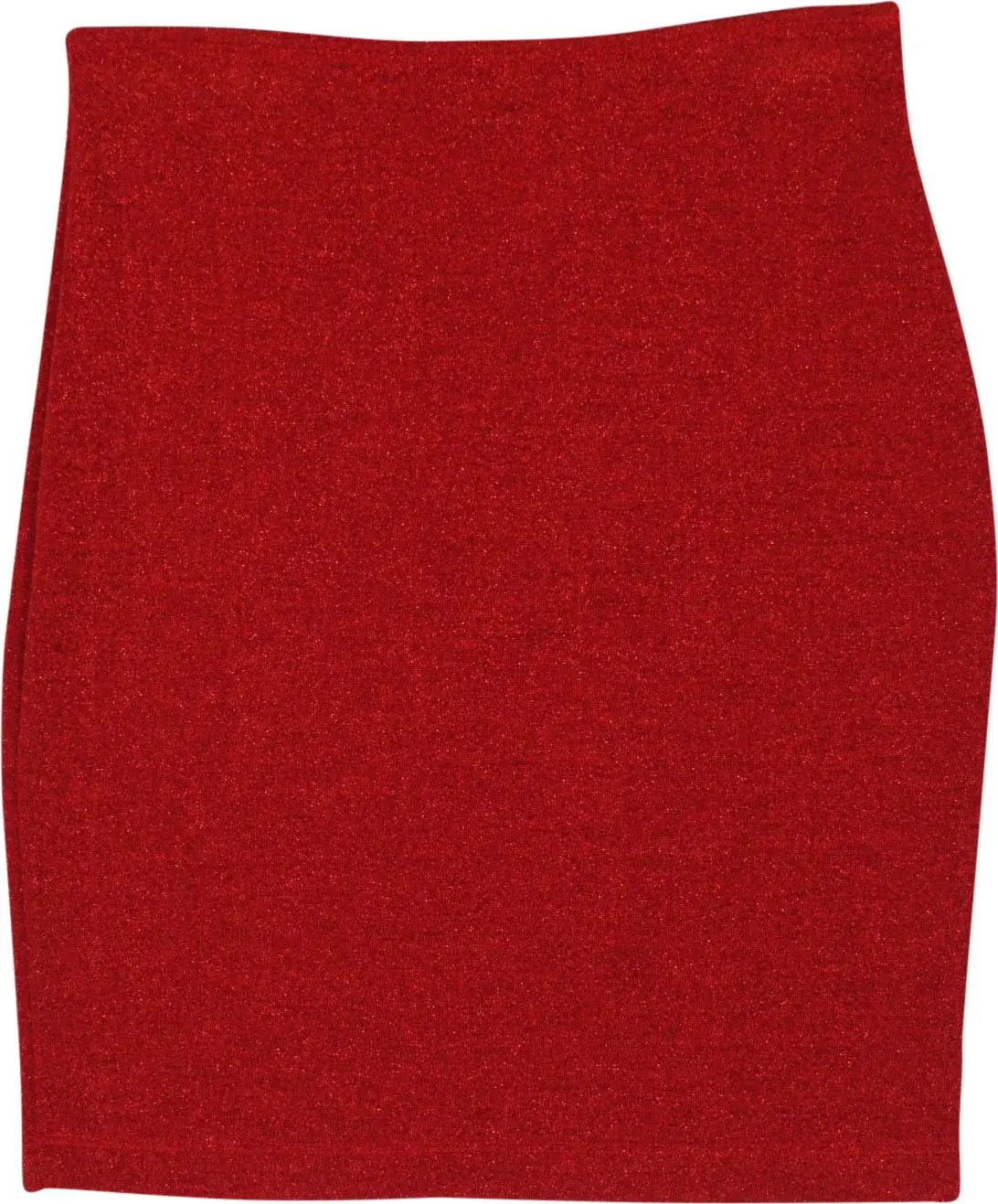 L'ebangá - Red Skirt with Lurex- ThriftTale.com - Vintage and second handclothing