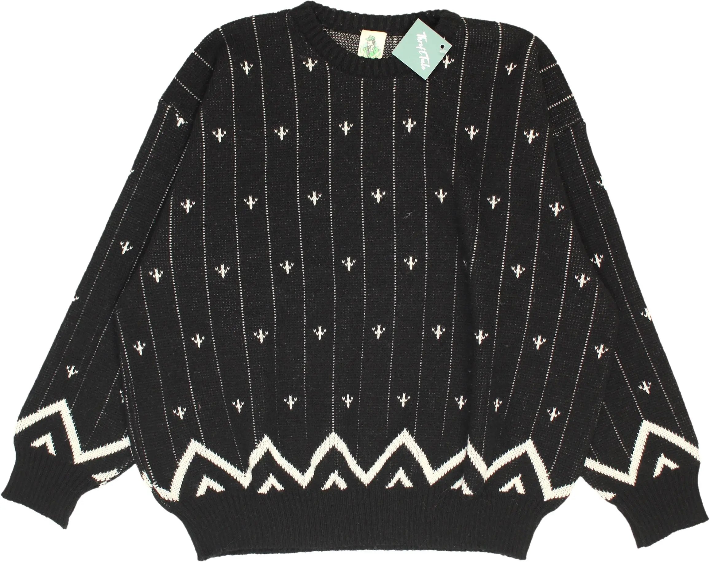 L'ideale - 80s Wool Blend Jumper- ThriftTale.com - Vintage and second handclothing
