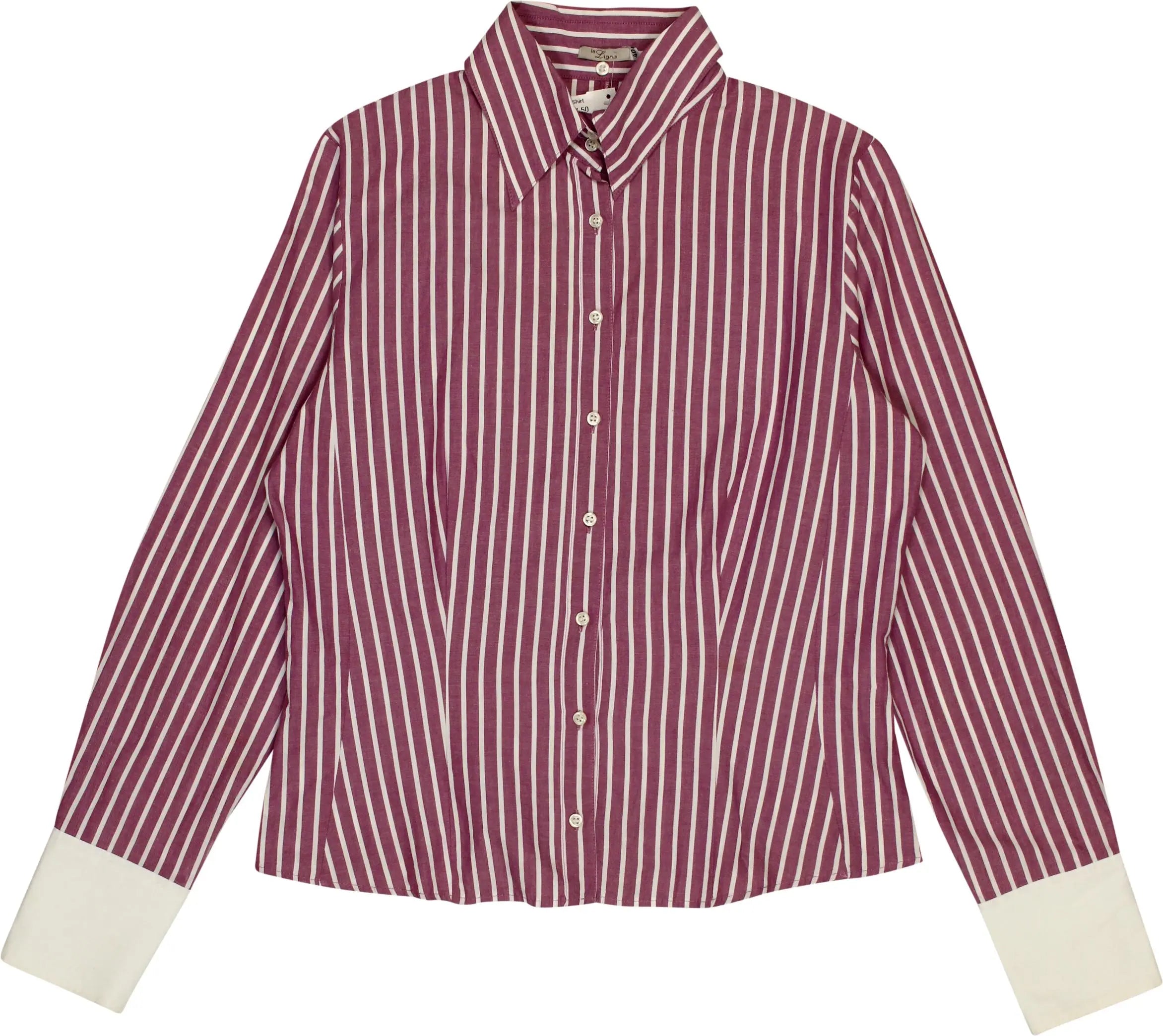La Ligna - Striped Shirt- ThriftTale.com - Vintage and second handclothing
