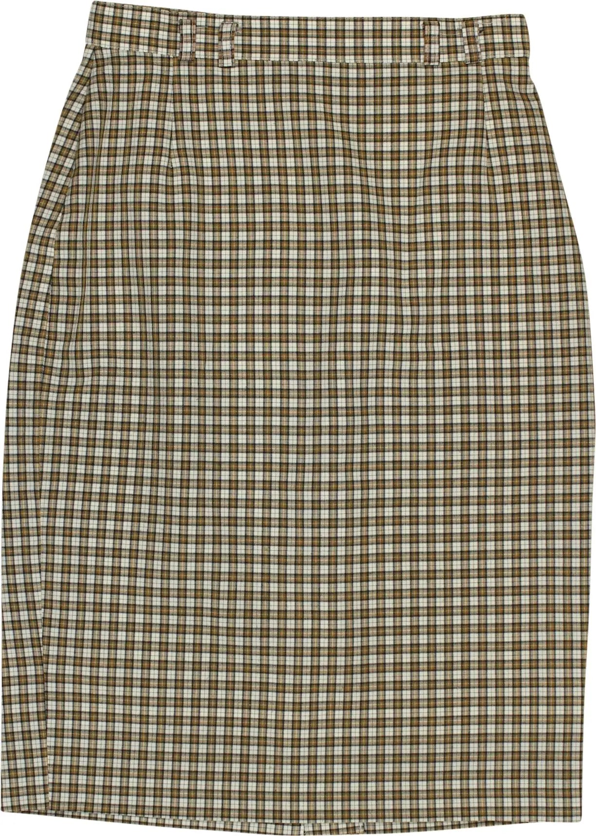 Checkered pencil skirt ThriftTale