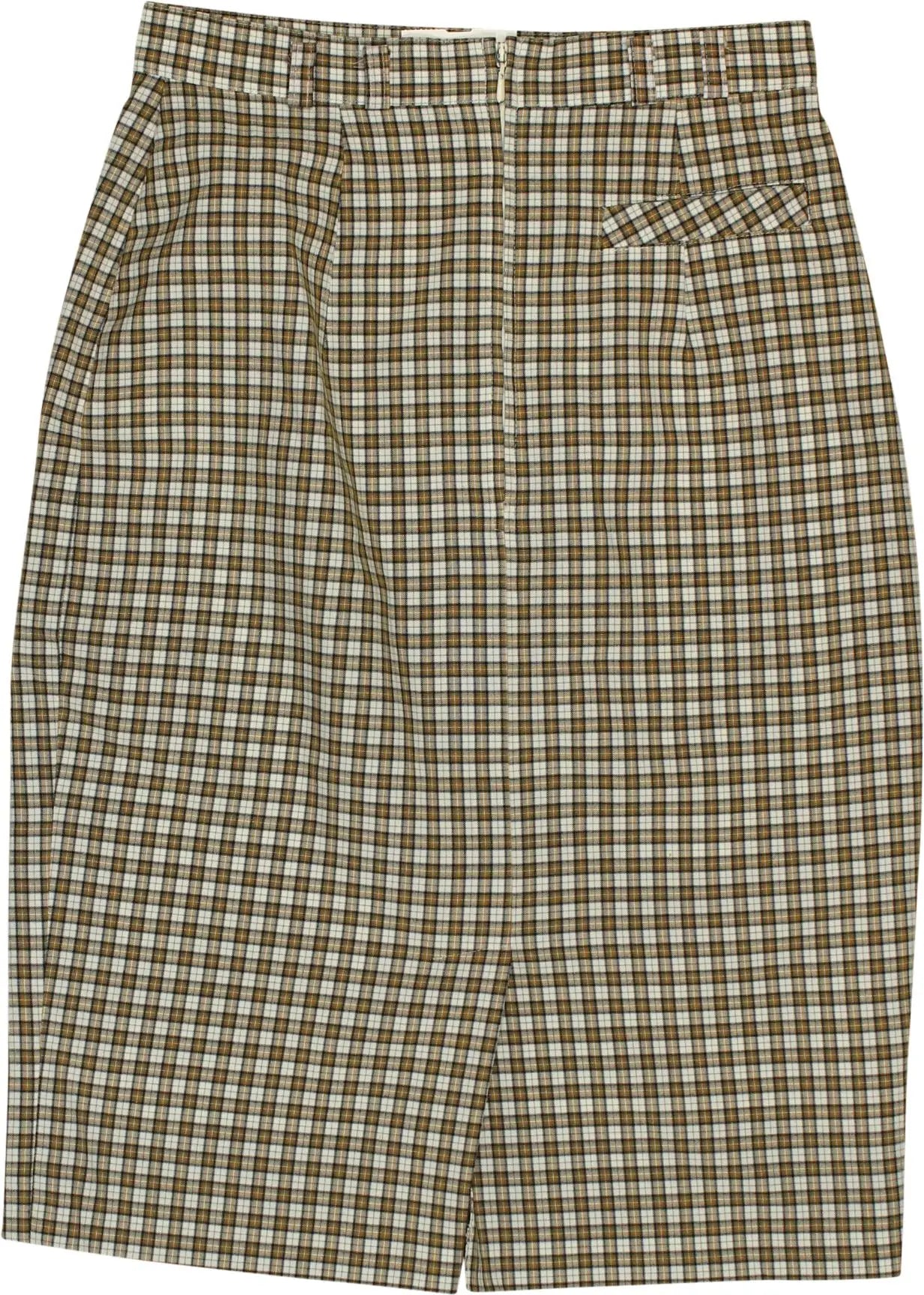 La Vie - Checkered pencil skirt- ThriftTale.com - Vintage and second handclothing