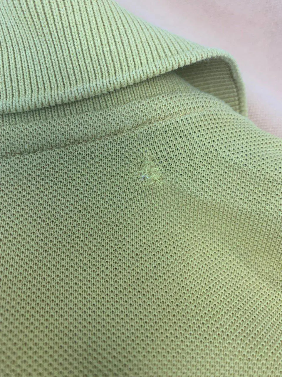 Lacoste - 80s Yellow Polo Shirt by Lacoste- ThriftTale.com - Vintage and second handclothing
