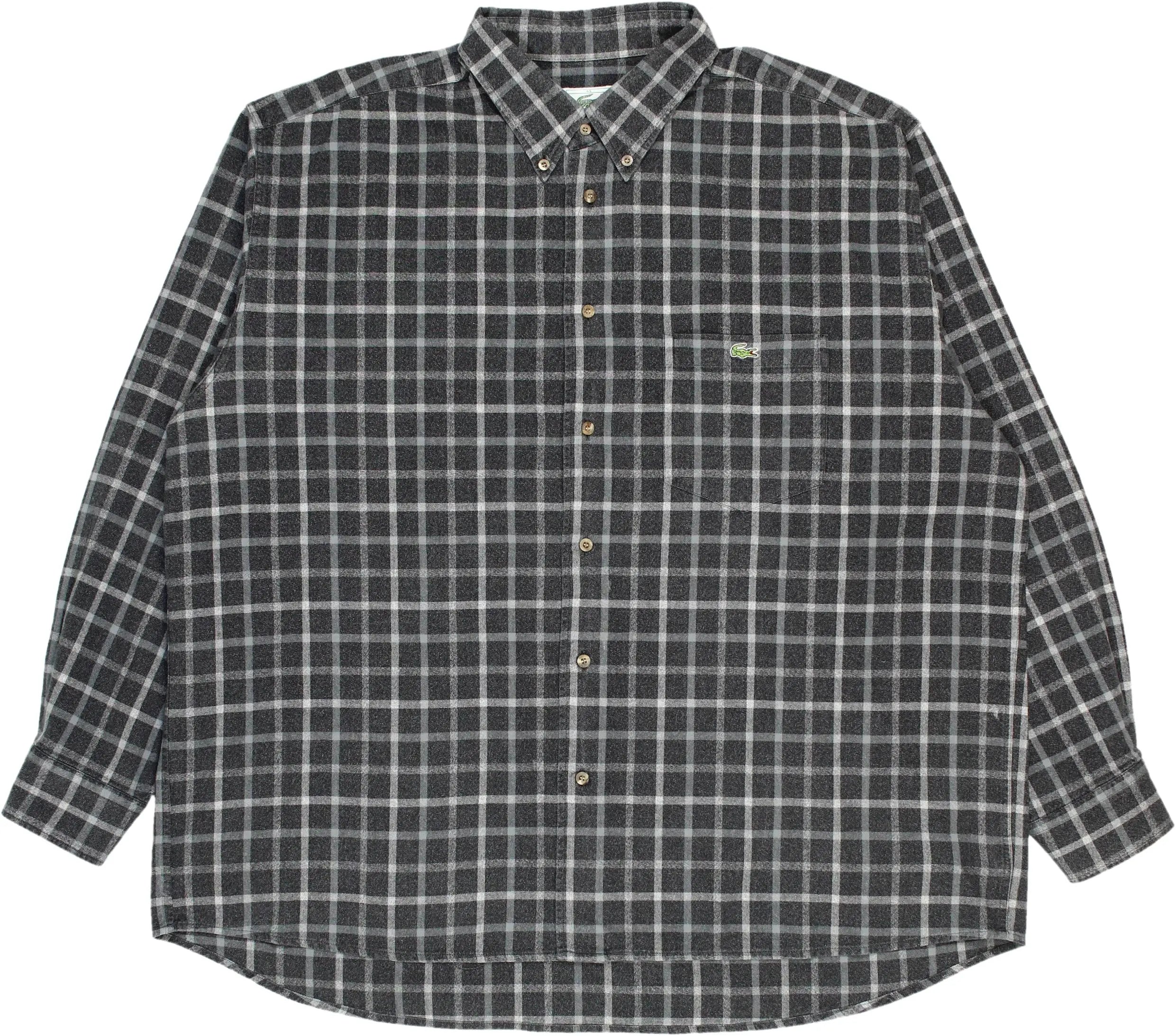 Lacoste - Checkered Flannel Shit by Lacoste- ThriftTale.com - Vintage and second handclothing