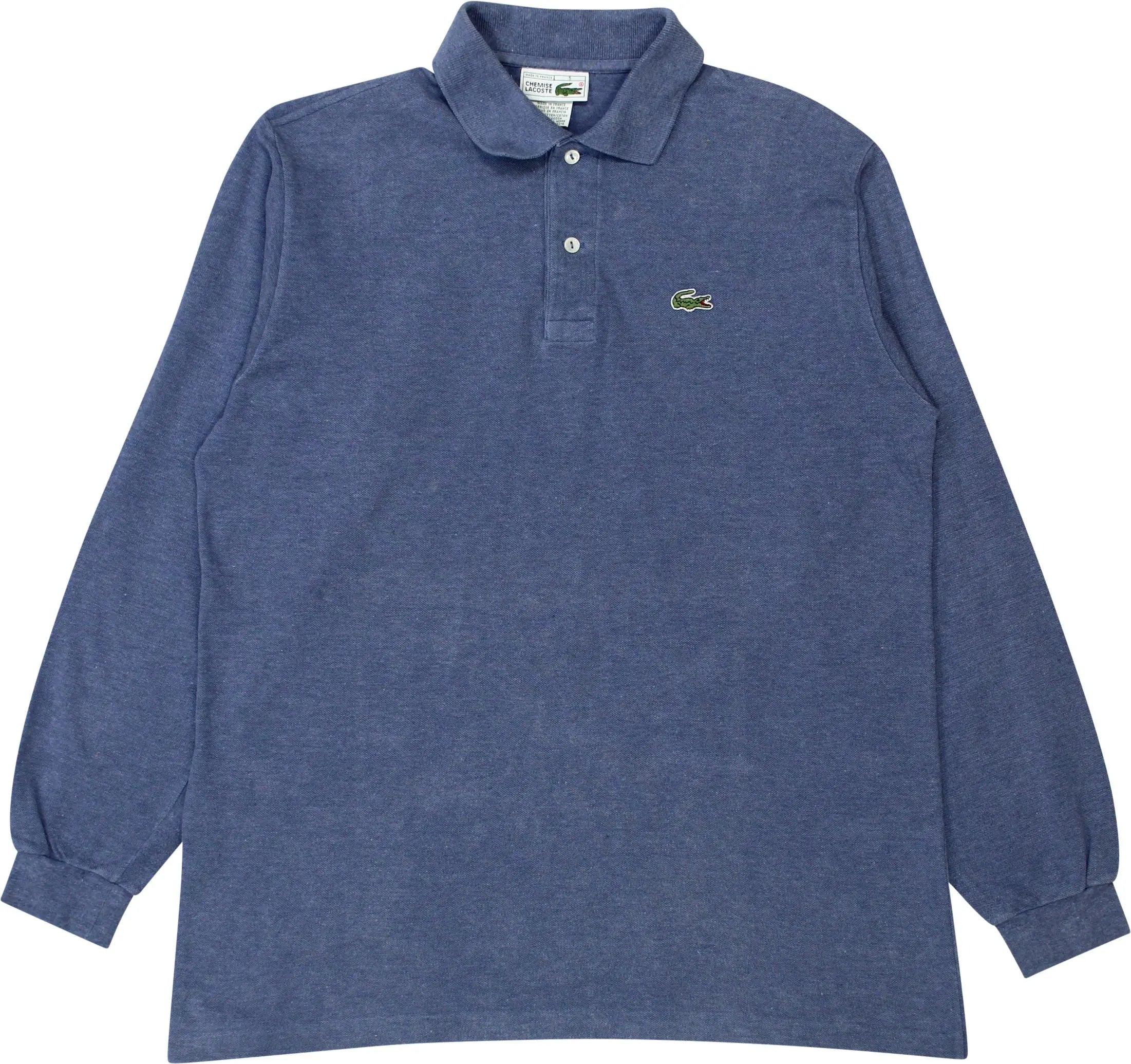 Lacoste - Long Sleeve Polo Shirt by Lacoste- ThriftTale.com - Vintage and second handclothing