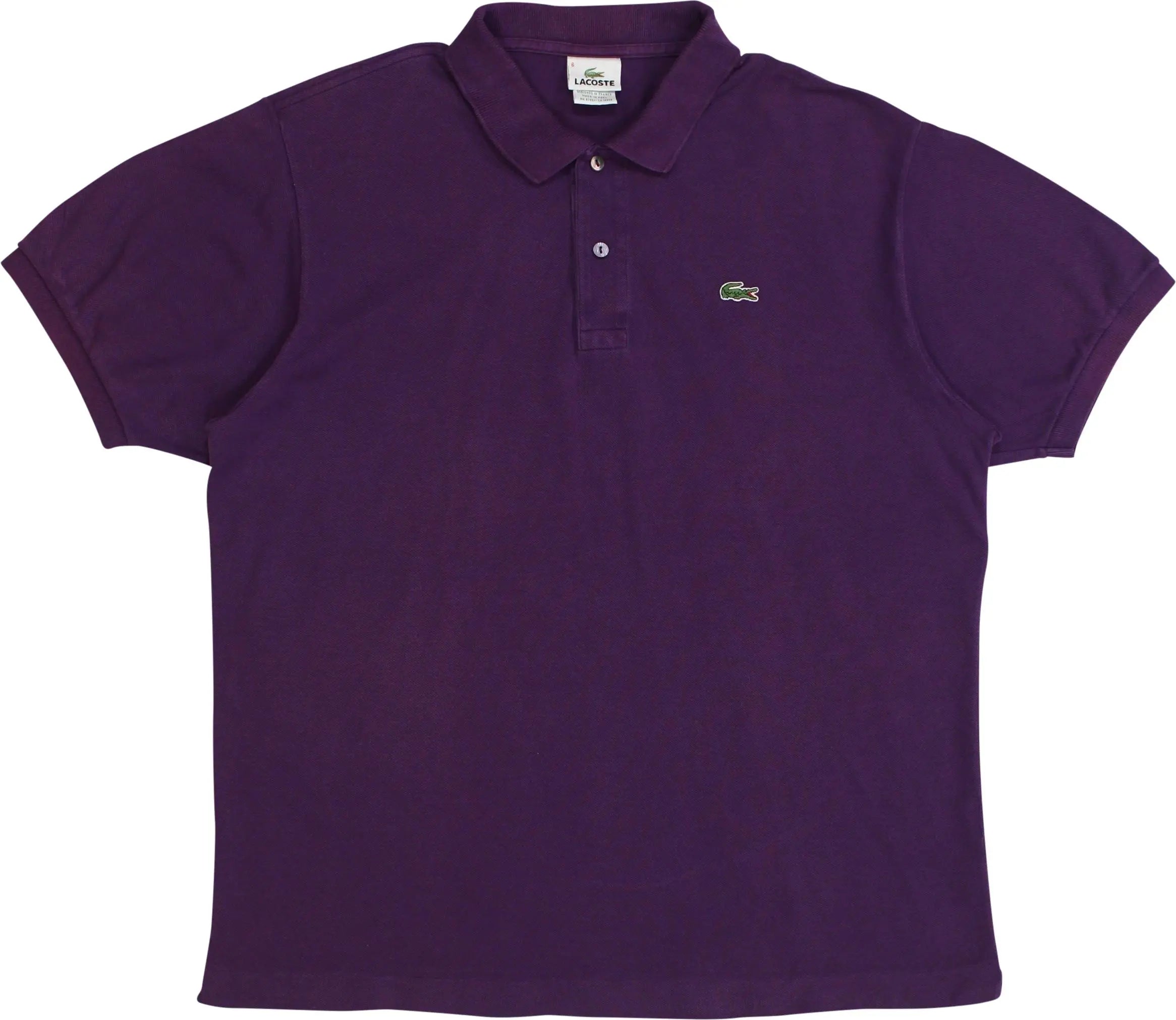 Lacoste purple deals polo shirt