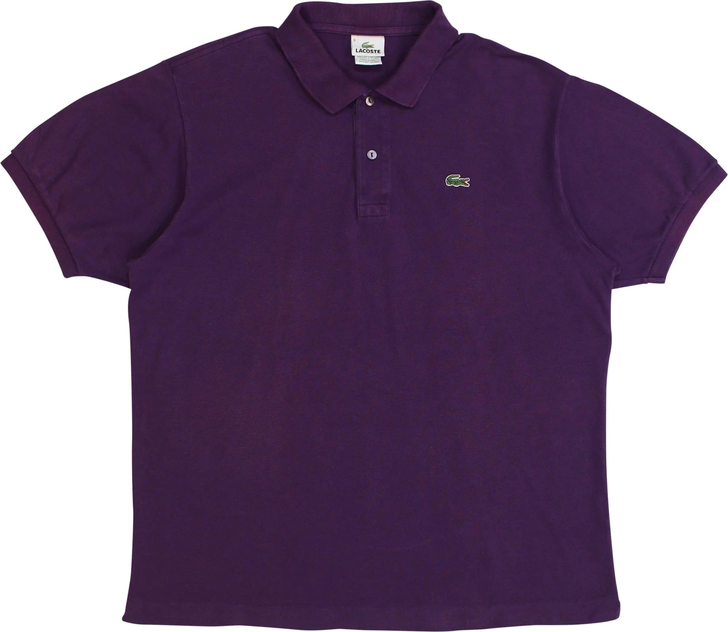 Lacoste - Purple Polo Shirt by Lacoste- ThriftTale.com - Vintage and second handclothing