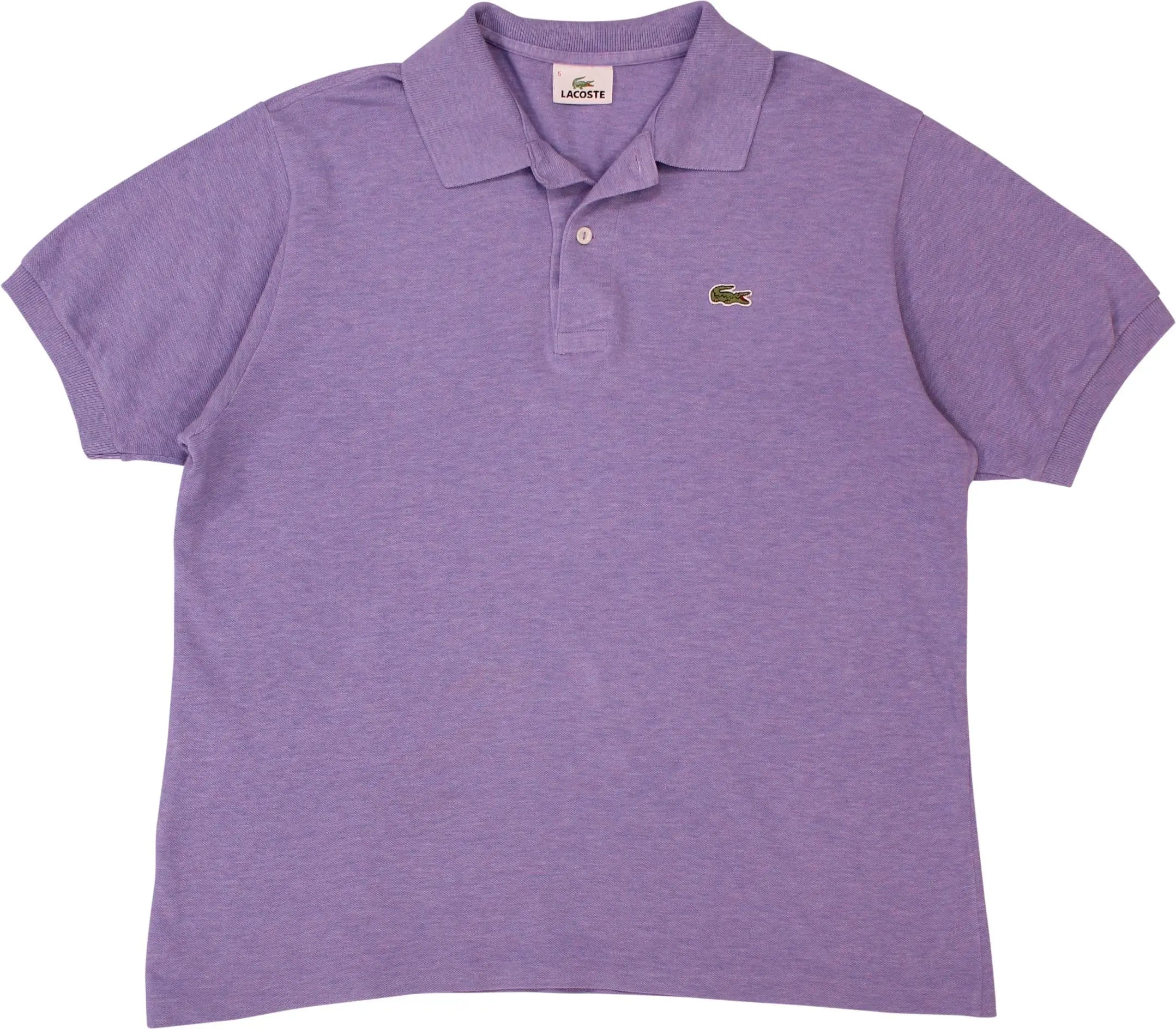 Lacoste - Purple Polo Shirt by Lacoste- ThriftTale.com - Vintage and second handclothing