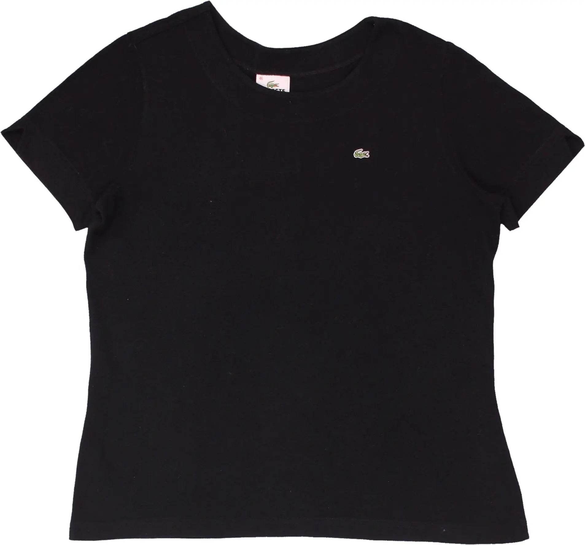 T shirt clearance lacoste noir femme