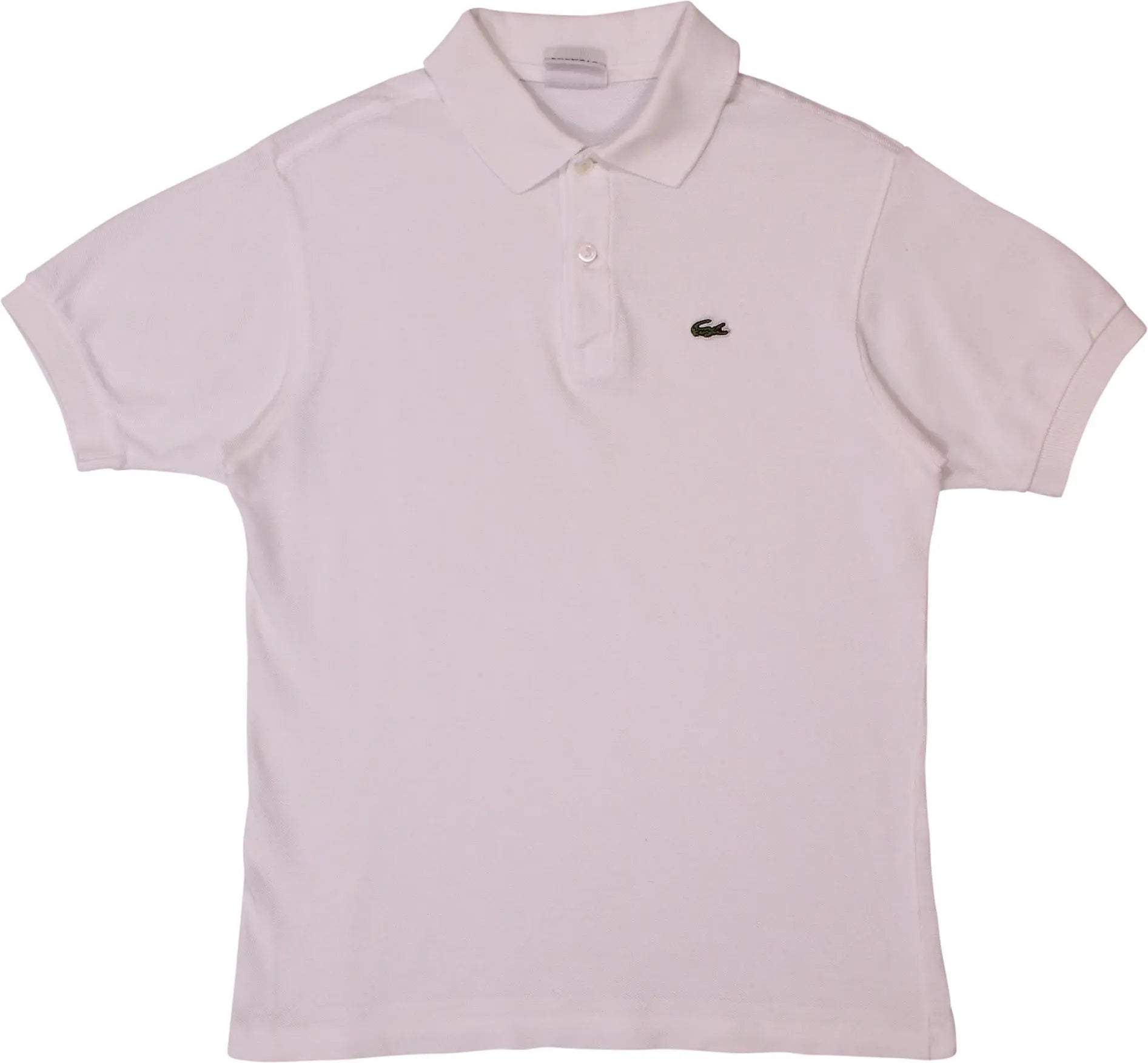 Lacoste - White Polo by Lacoste- ThriftTale.com - Vintage and second handclothing