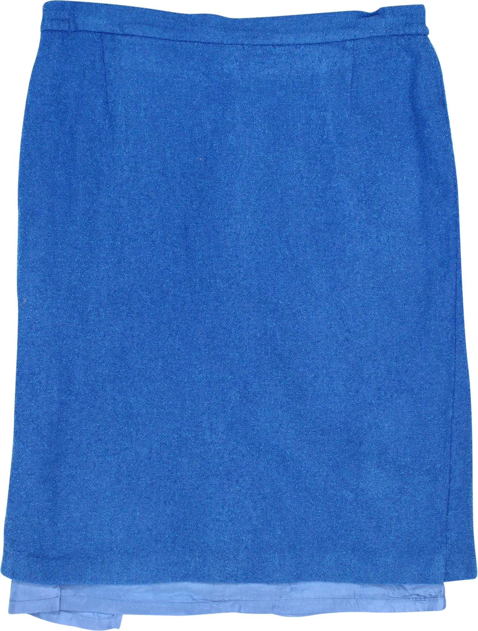 Lady F - 90s Blue Pencil Skirt- ThriftTale.com - Vintage and second handclothing