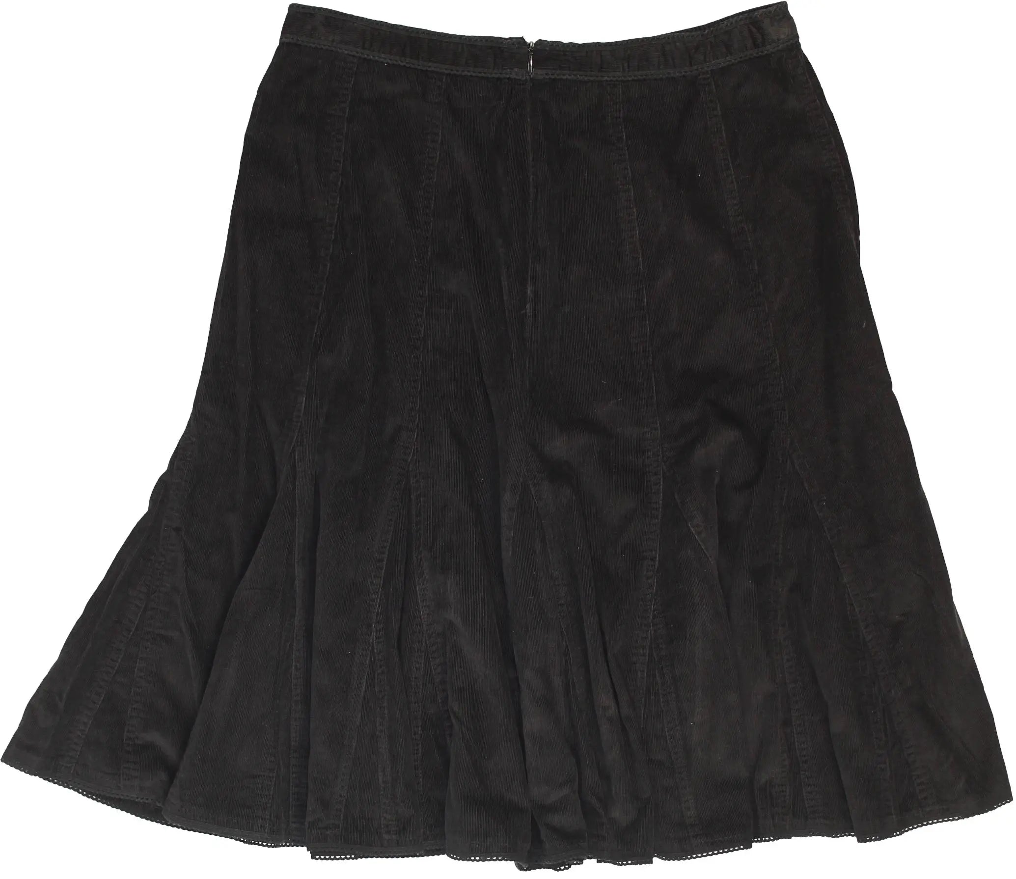 Lady M - Corduroy Skirt- ThriftTale.com - Vintage and second handclothing