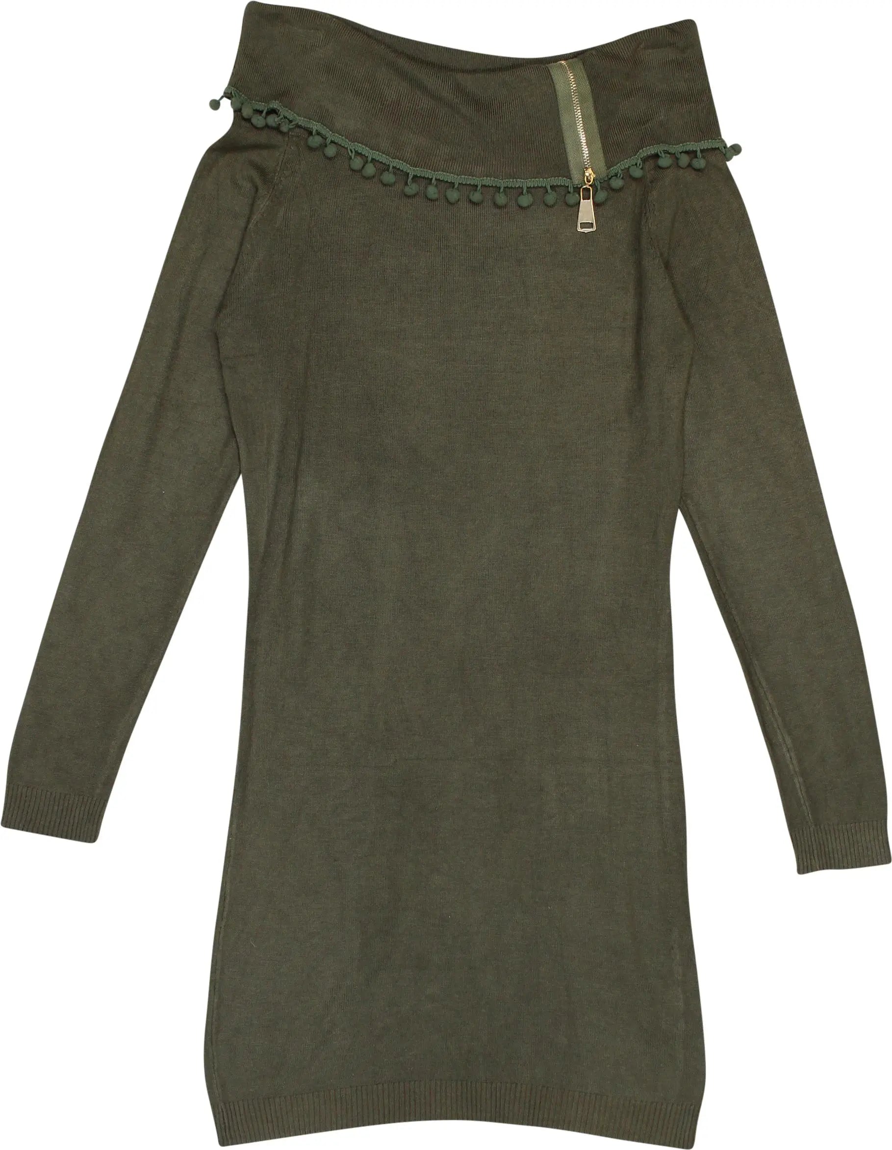 Laetitia Mem - Green Dress- ThriftTale.com - Vintage and second handclothing