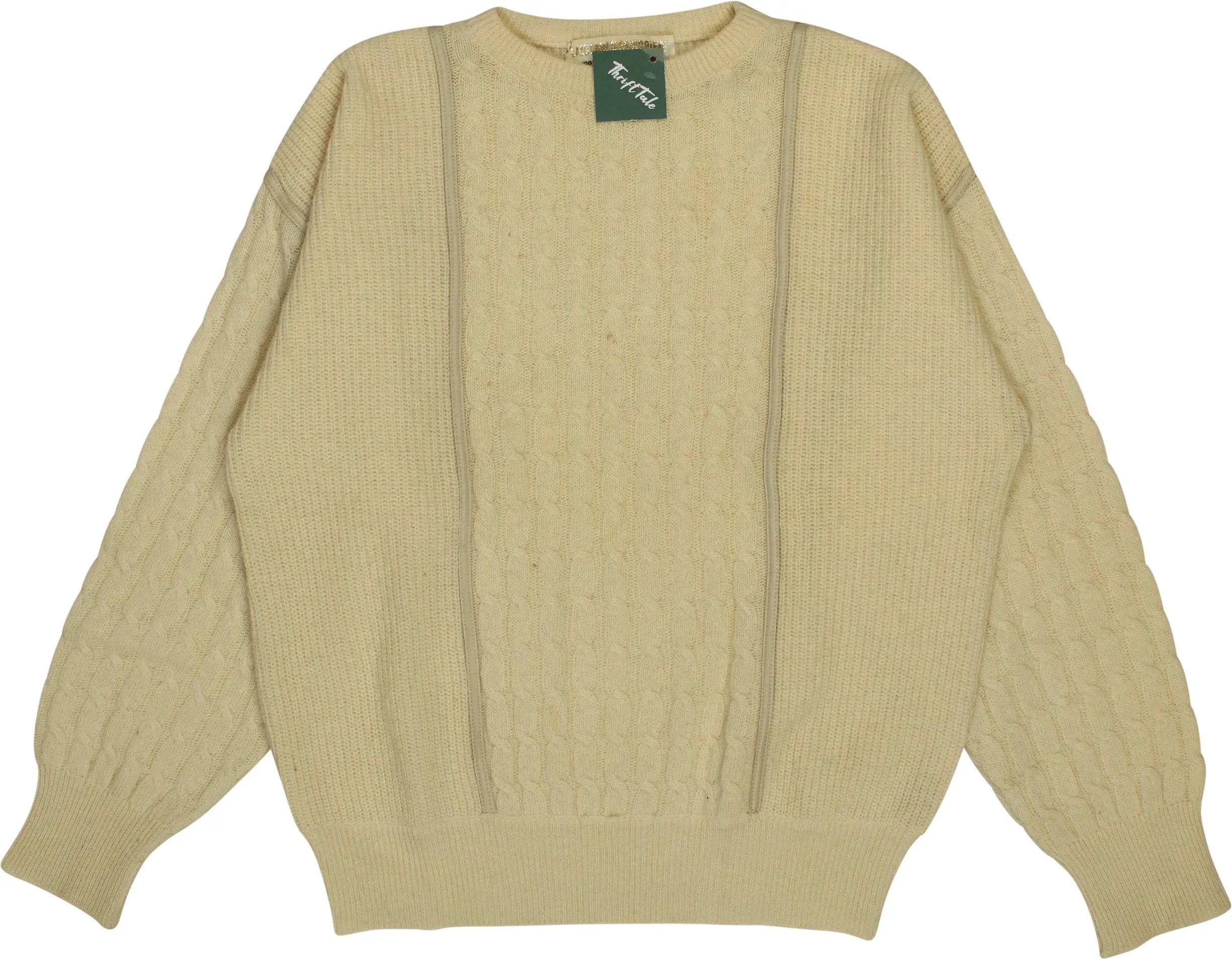 Laidlaw & Fairgrieve - Cream Jumper- ThriftTale.com - Vintage and second handclothing