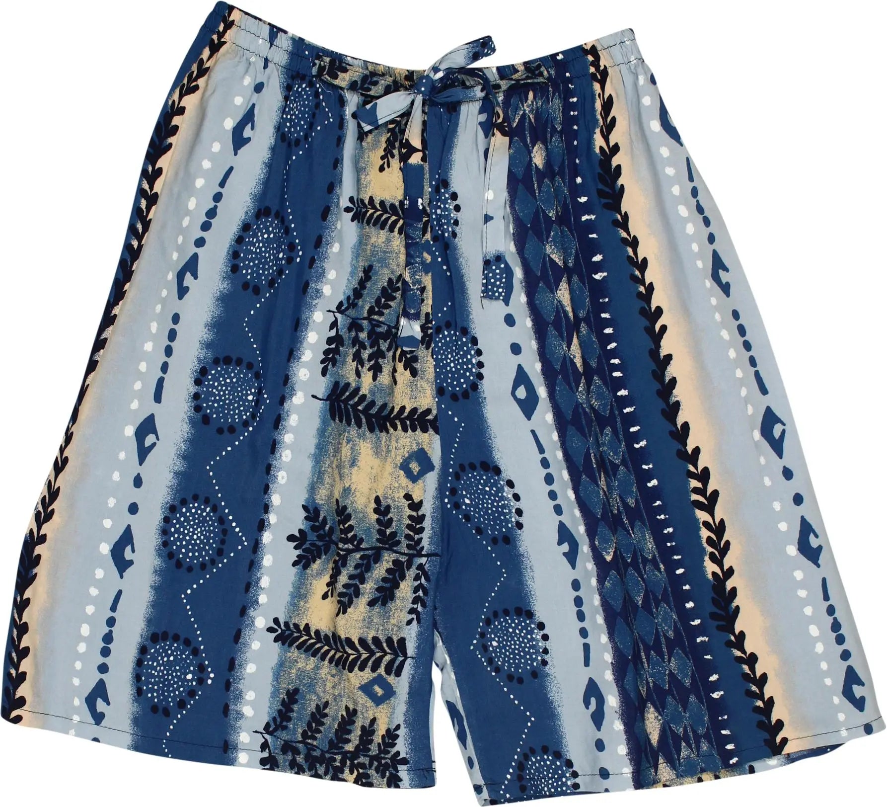 Lanaya - Patterned Drawstring Shorts- ThriftTale.com - Vintage and second handclothing