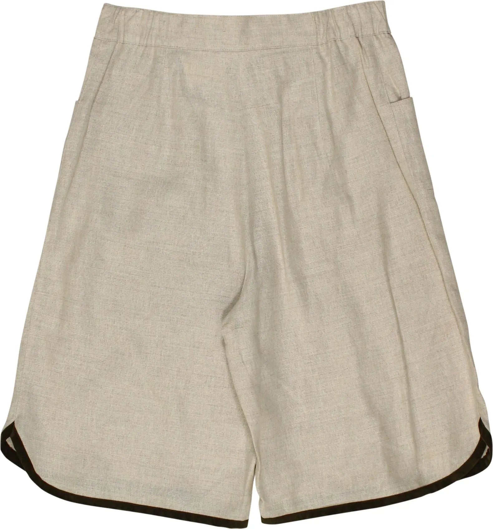 Landhaus - Linen Trachten Shorts- ThriftTale.com - Vintage and second handclothing