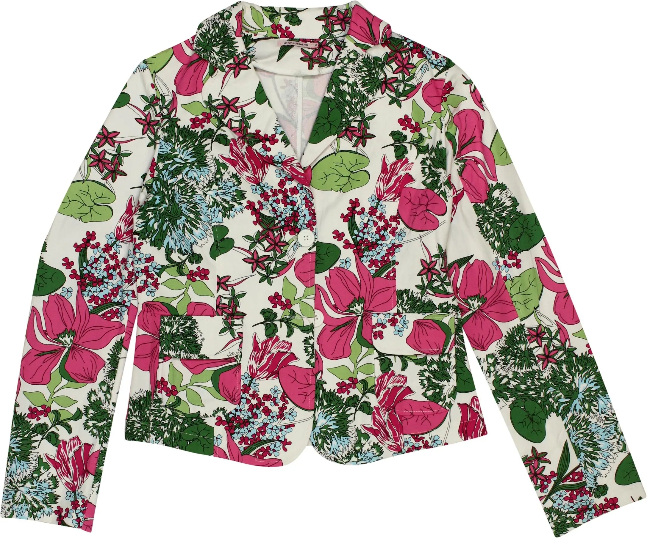 Last Woman - Floral Blazer- ThriftTale.com - Vintage and second handclothing