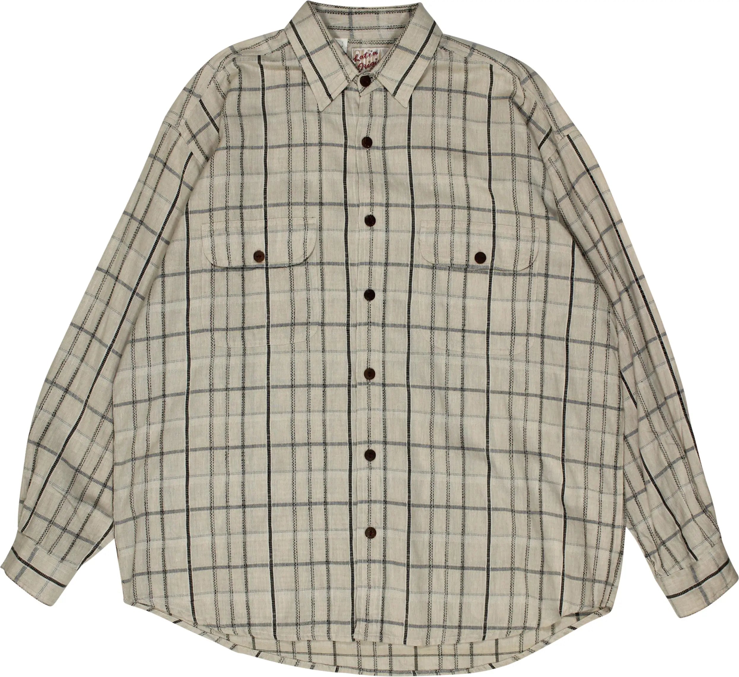 Latin Original - Checkered Shirt- ThriftTale.com - Vintage and second handclothing