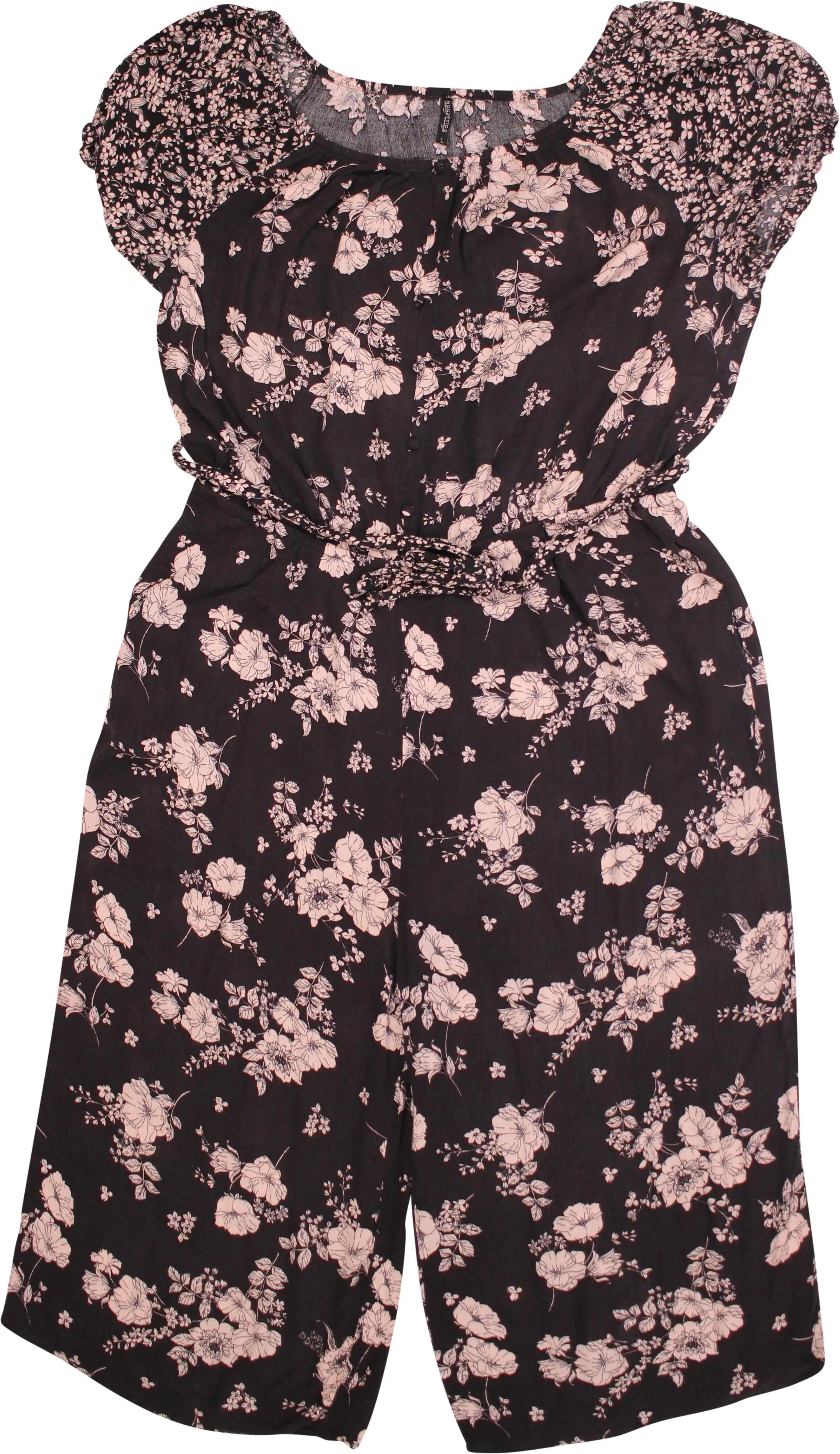 Laura Toullie - Playsuit with Flower Print- ThriftTale.com - Vintage and second handclothing