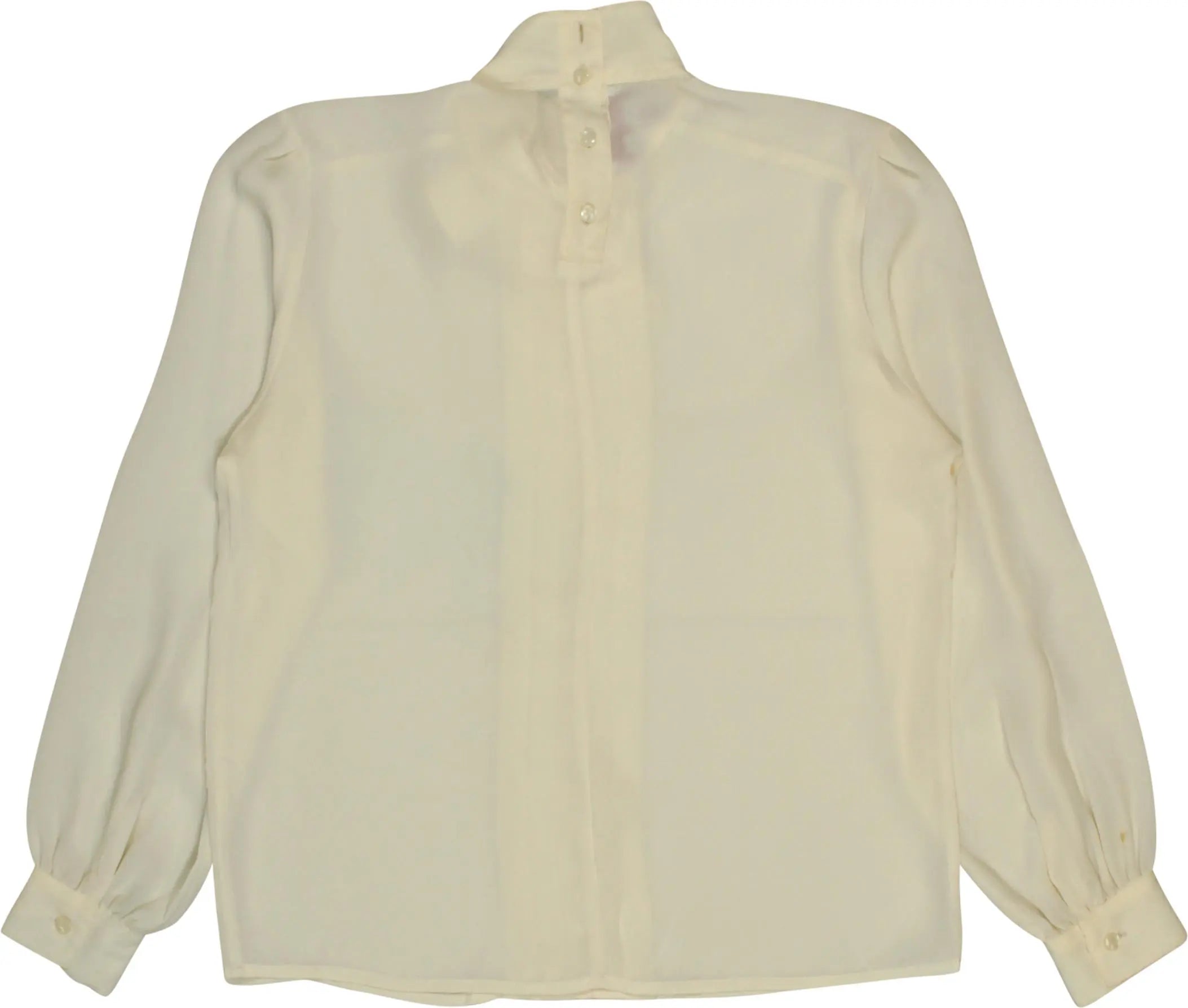 Laura and Jayne - 80s See Through Blouse- ThriftTale.com - Vintage and second handclothing