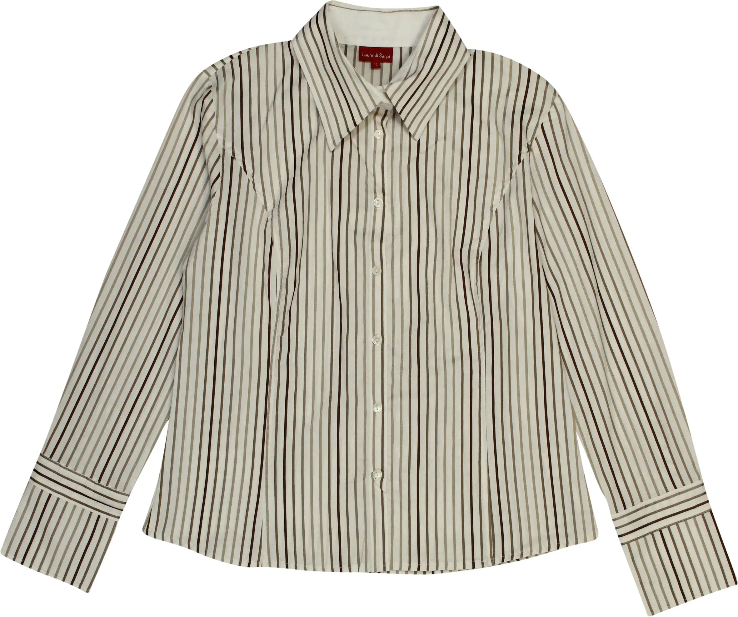 Laura di Sarpi - Striped Blouse- ThriftTale.com - Vintage and second handclothing