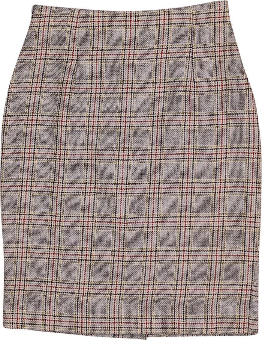 Le Cose di Giorgia - Plaid Wool Skirt by Le Cose di Giorgia- ThriftTale.com - Vintage and second handclothing