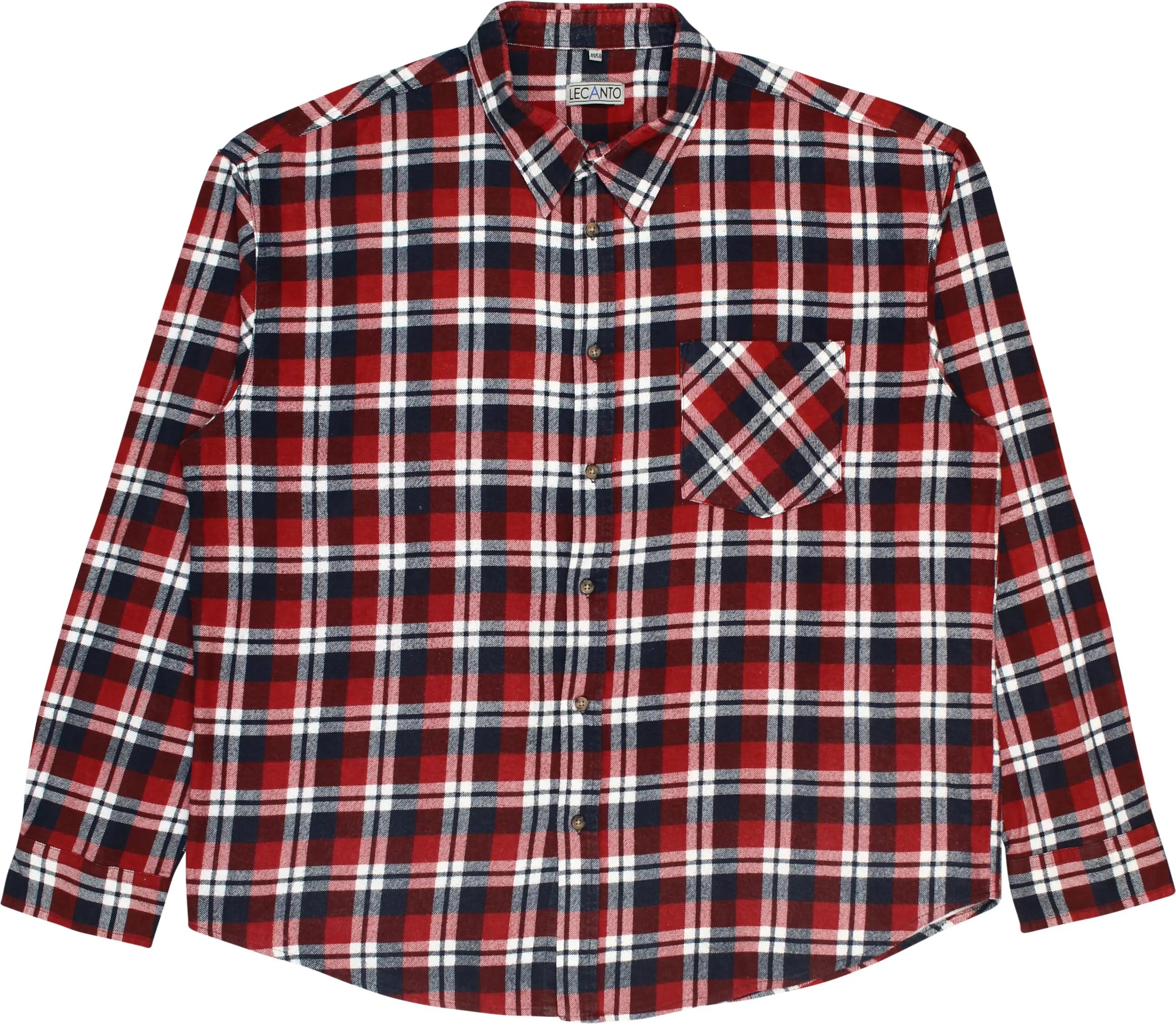 Lecanto - Flannel Checked Shirt- ThriftTale.com - Vintage and second handclothing