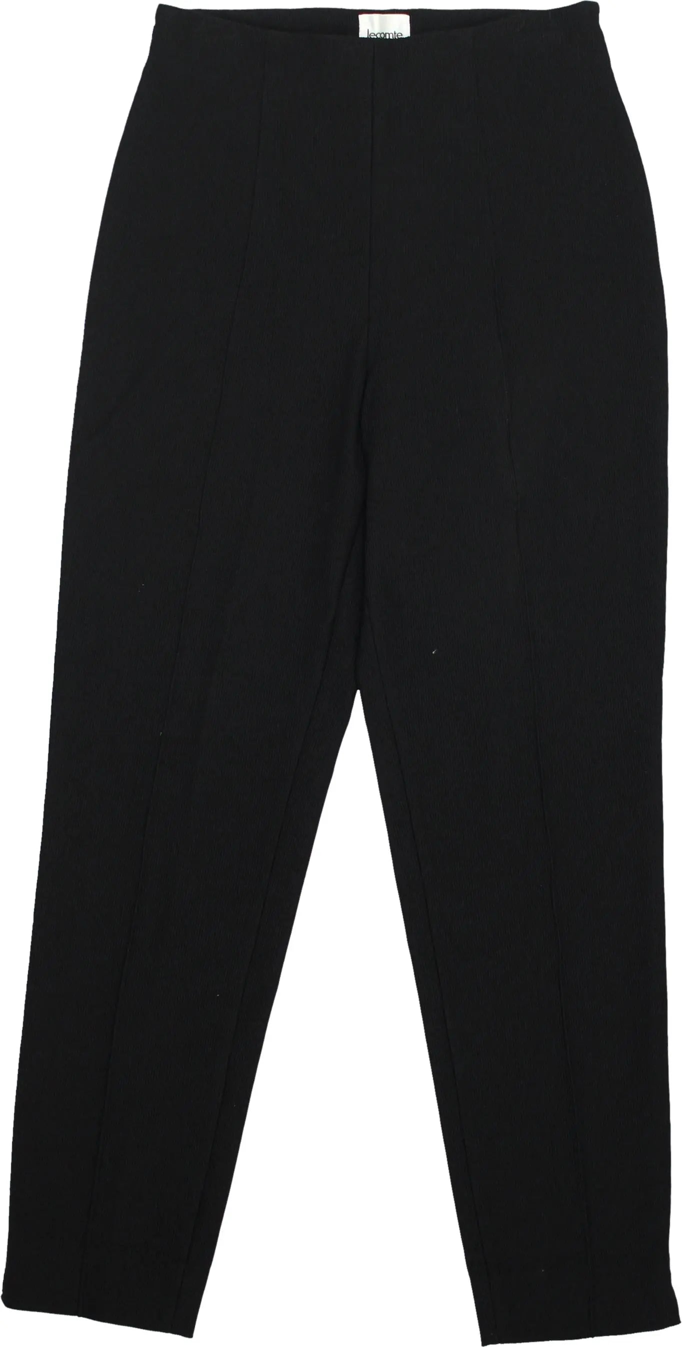 Lecomte - Black Trousers- ThriftTale.com - Vintage and second handclothing