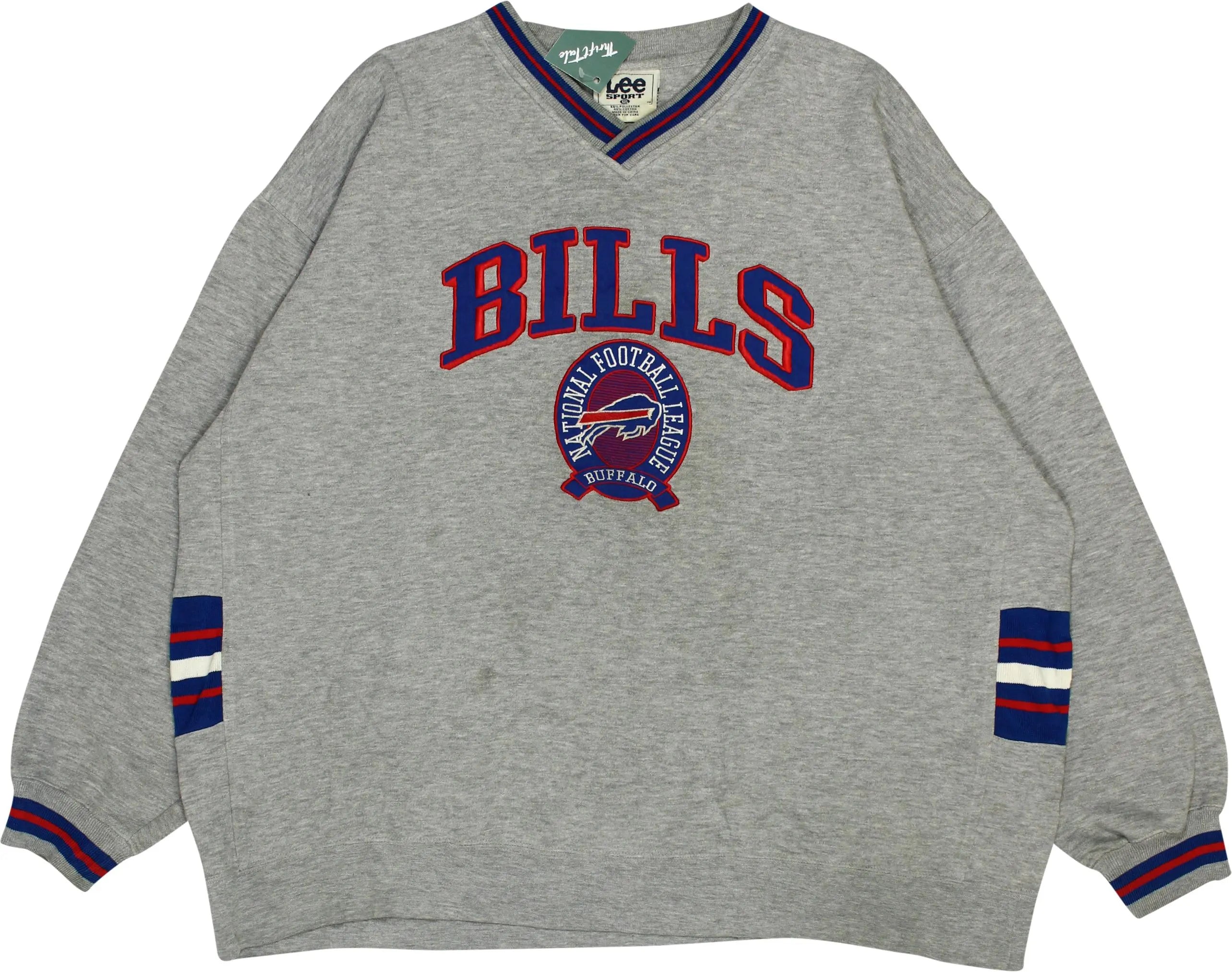 Lee - 90s Buffalo Bills Football Embroidered Sweater- ThriftTale.com - Vintage and second handclothing