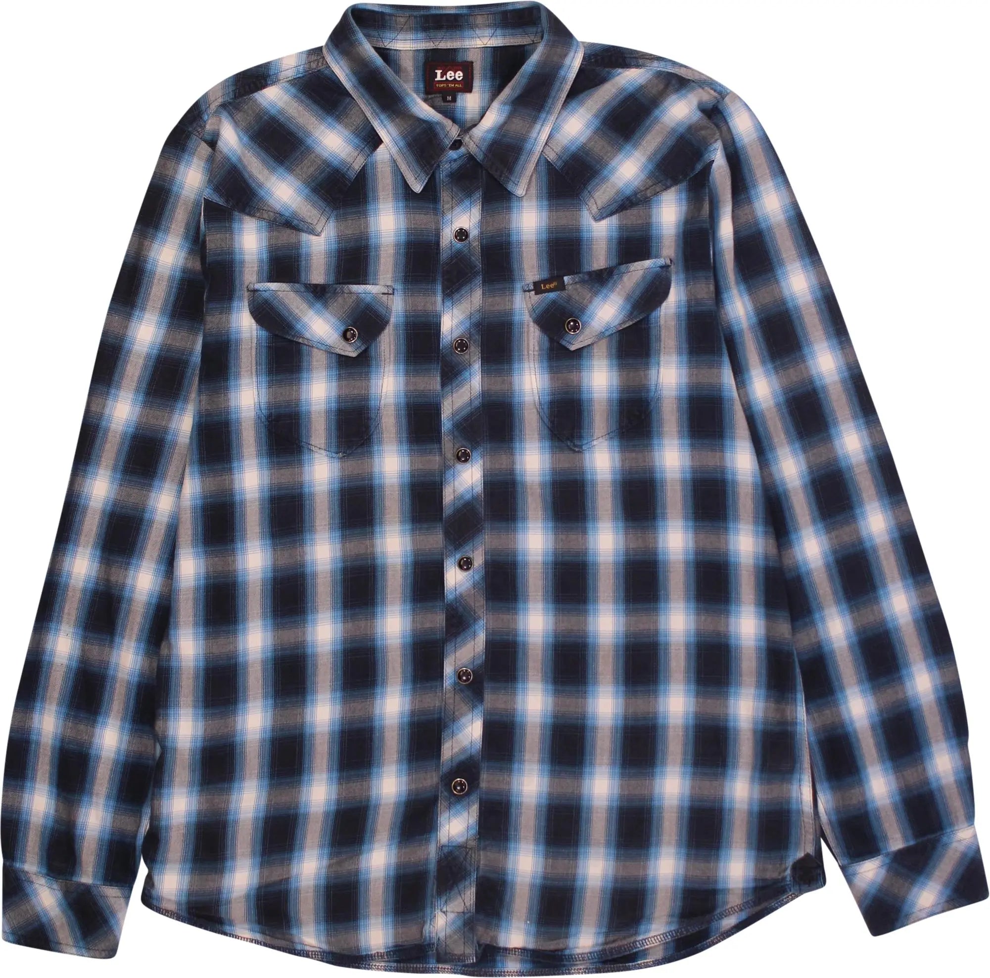 Lee - Checked Shirt by Lee- ThriftTale.com - Vintage and second handclothing
