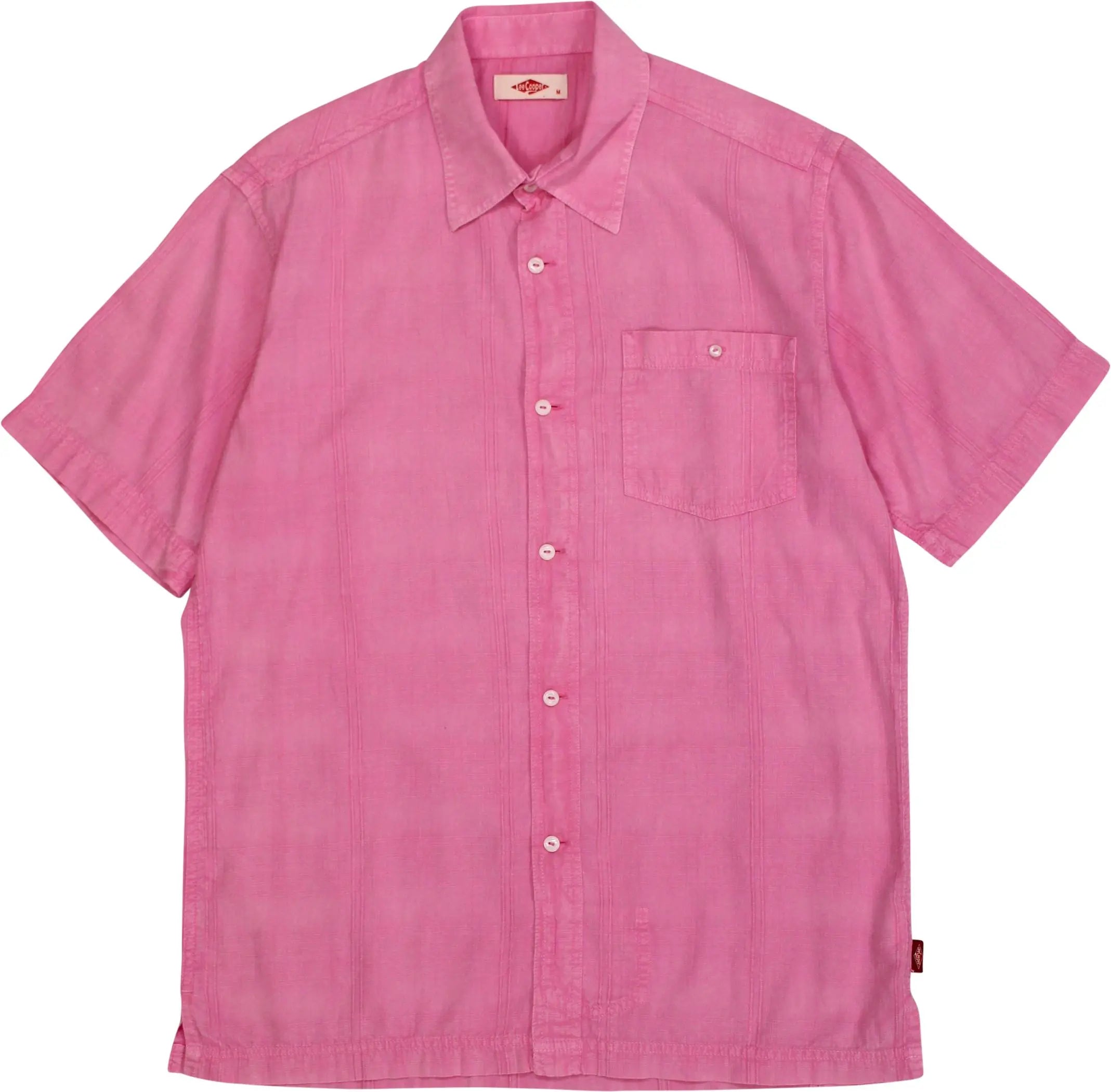 Lee Cooper - Pink Short Sleeve Shirt by Lee Cooper- ThriftTale.com - Vintage and second handclothing