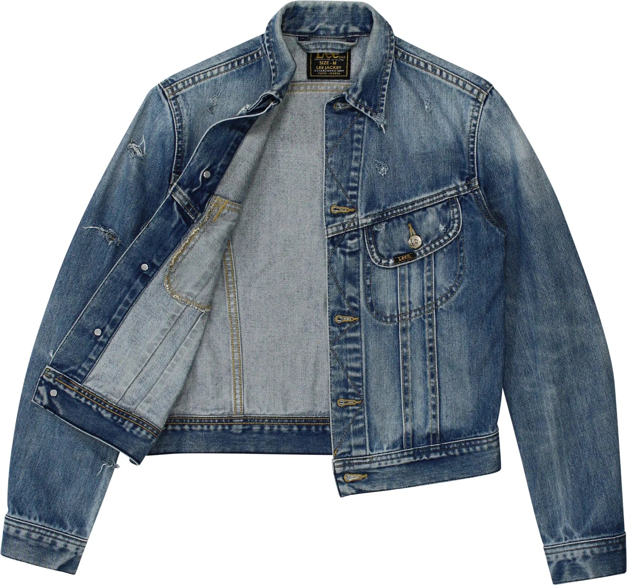 Lee - Ripped Denim Jacket by Lee- ThriftTale.com - Vintage and second handclothing