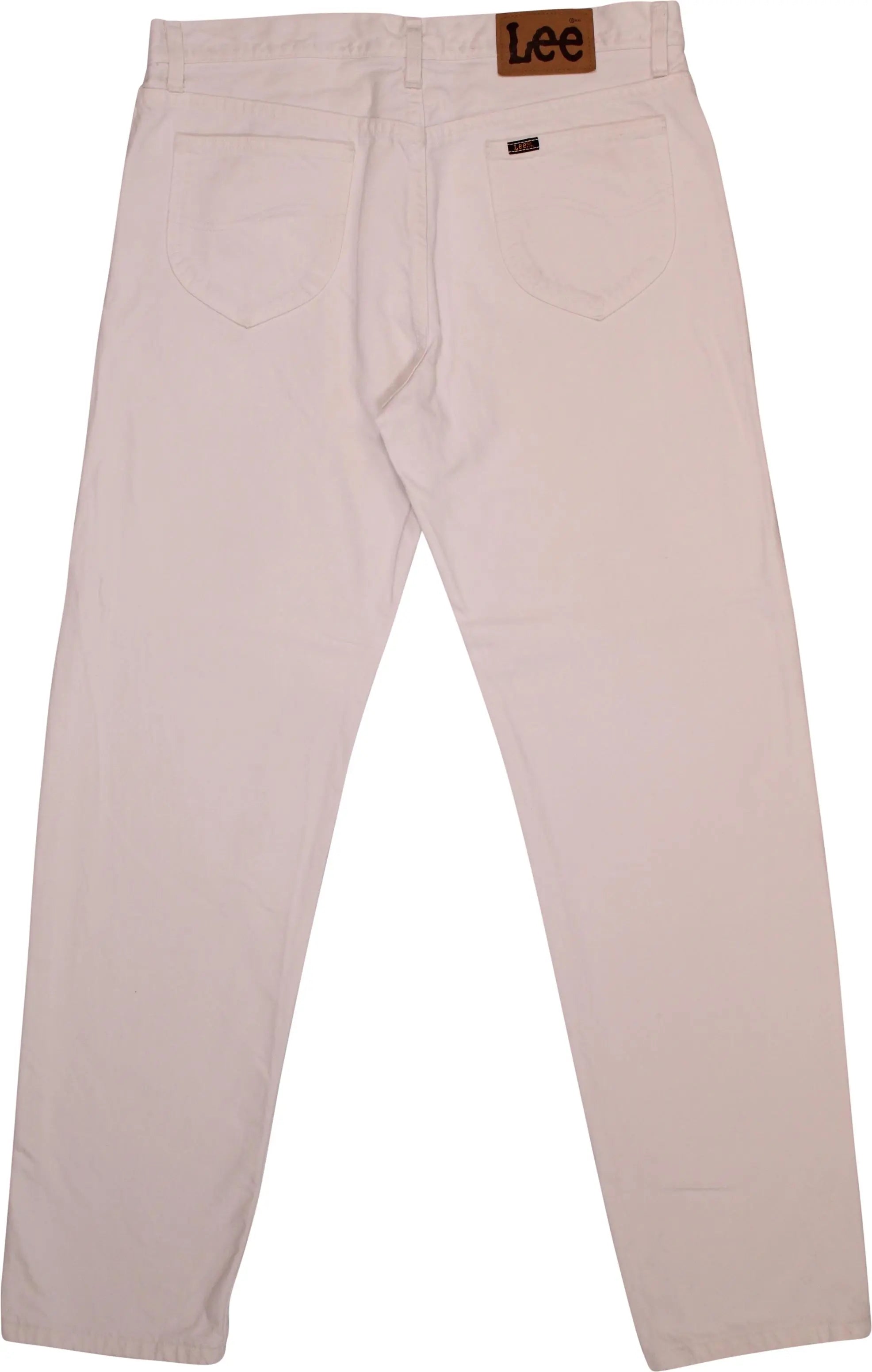 Lee - White Jeans by Lee- ThriftTale.com - Vintage and second handclothing