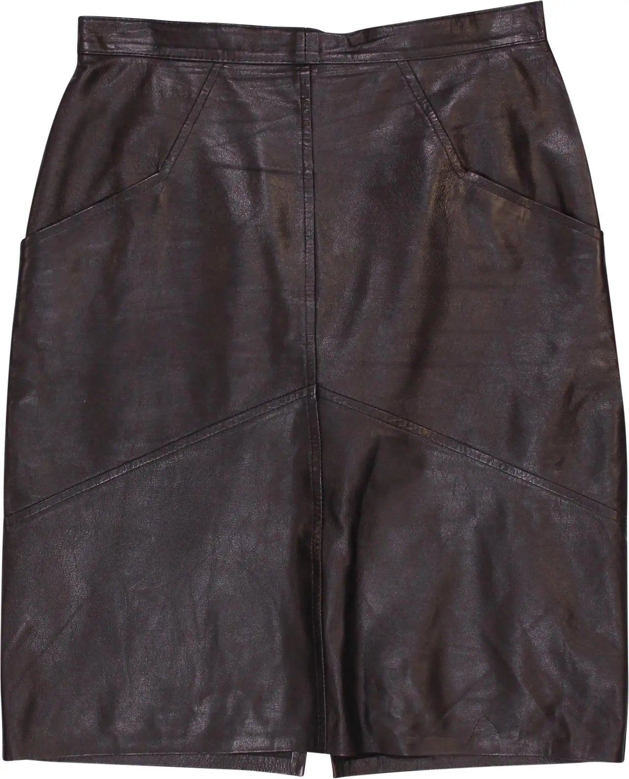 Leonella - Leather Short Skirt- ThriftTale.com - Vintage and second handclothing