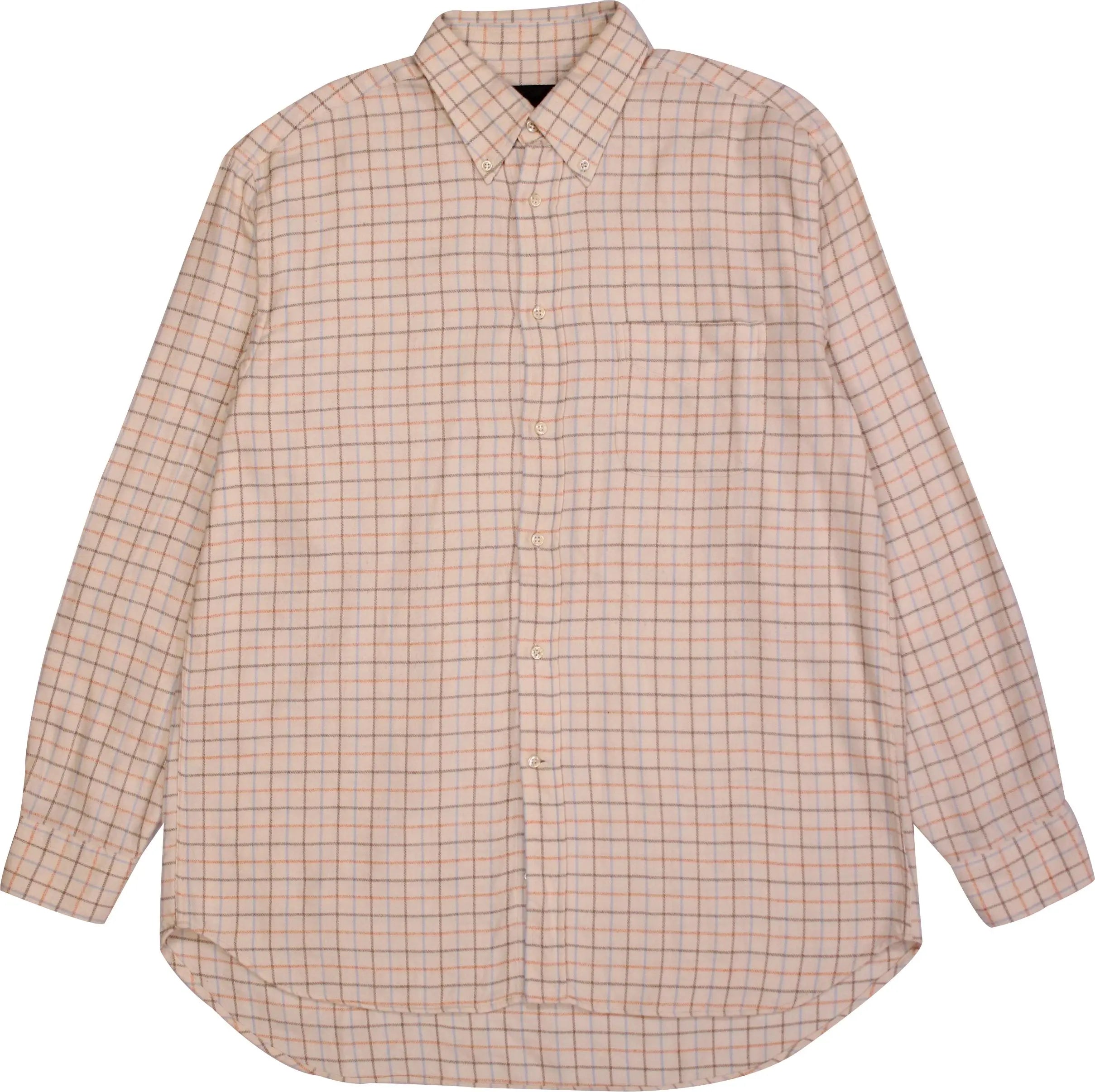 Les Copains - Checked Cotton Shirt by Les Copains- ThriftTale.com - Vintage and second handclothing