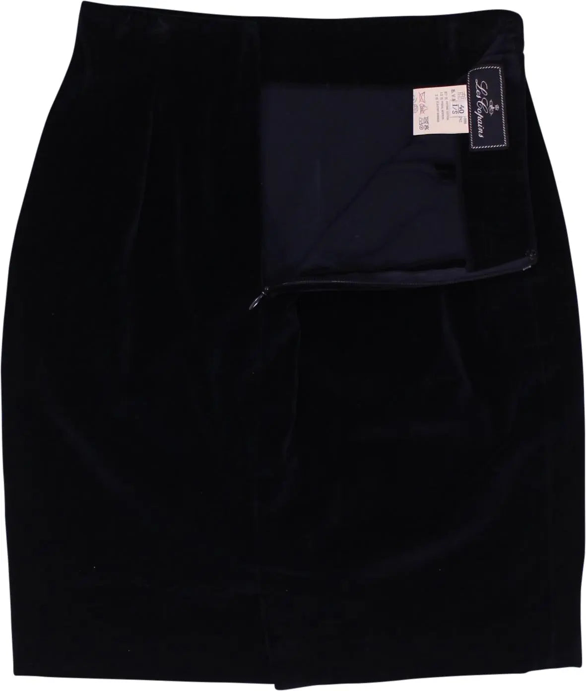 Les Copains - Velvet Skirt by Les Copains- ThriftTale.com - Vintage and second handclothing