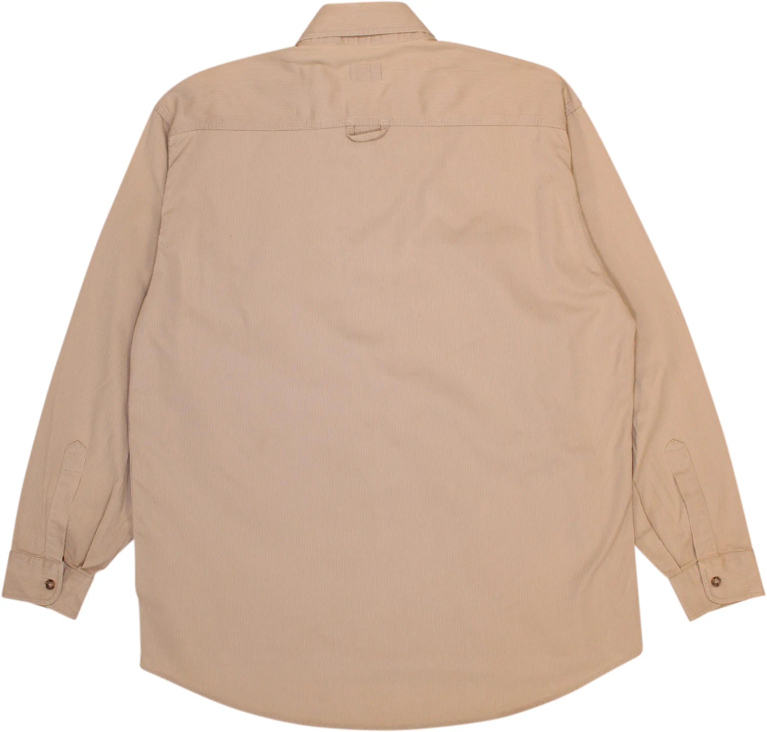 Levi's - Beige Rib Shirt by Levi's- ThriftTale.com - Vintage and second handclothing