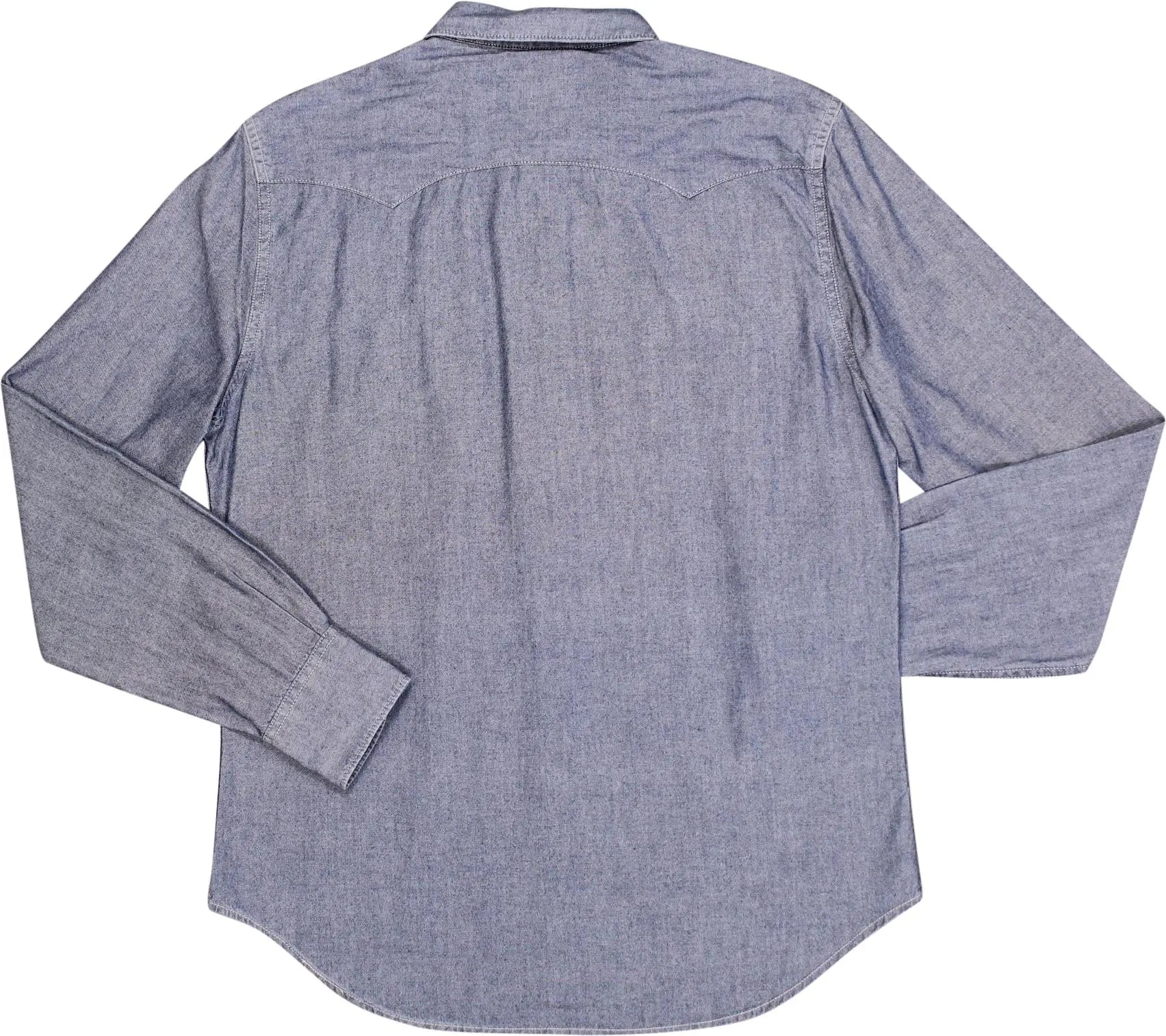 Levi's - Blue Denim Blouse by Levi's- ThriftTale.com - Vintage and second handclothing