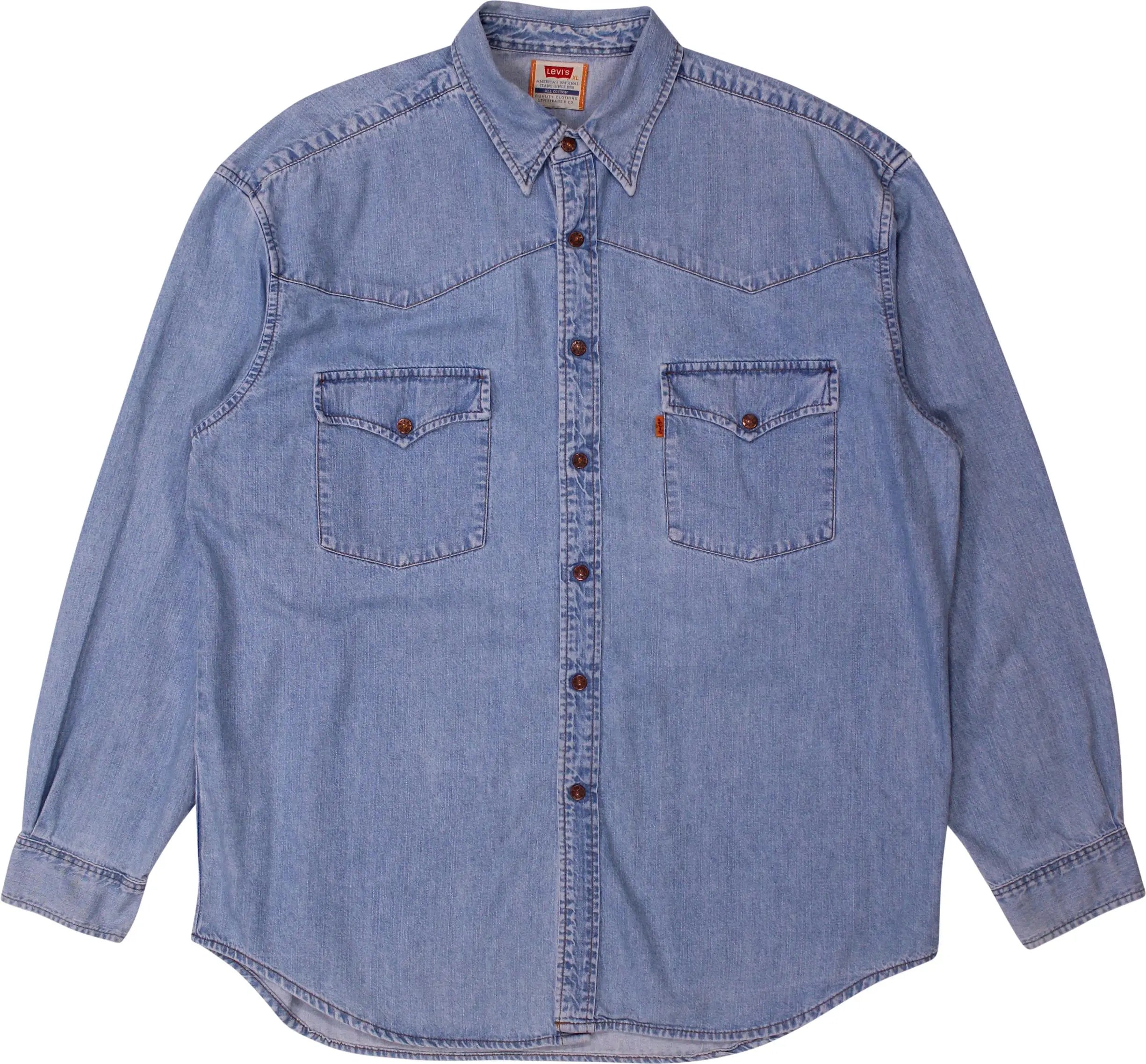Levi's - Blue Denim Shirt by Levi's- ThriftTale.com - Vintage and second handclothing