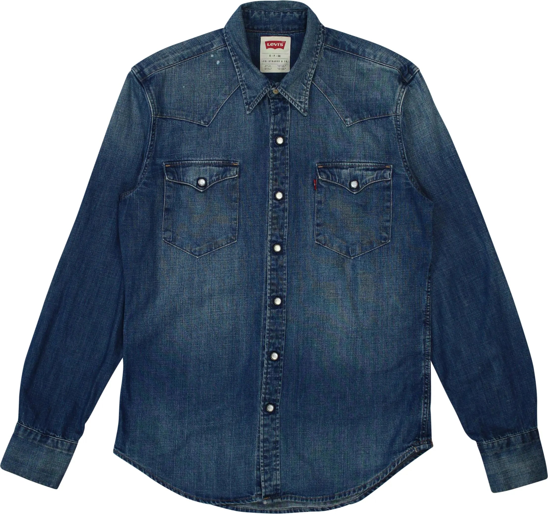 Levi's - Blue Denim Shirt by Levi's- ThriftTale.com - Vintage and second handclothing