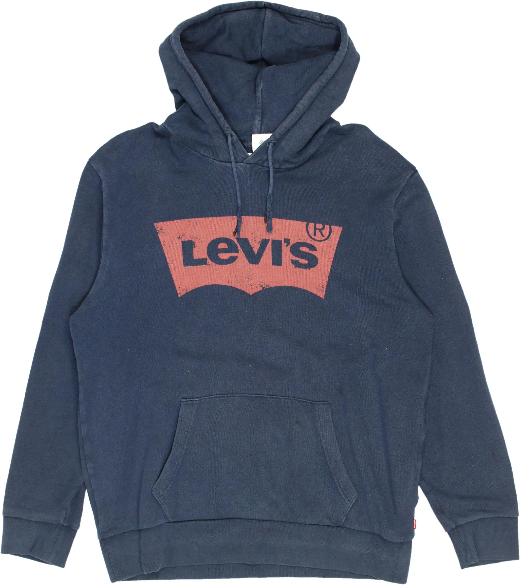 Levi's - Blue Hoodie by Levi's- ThriftTale.com - Vintage and second handclothing
