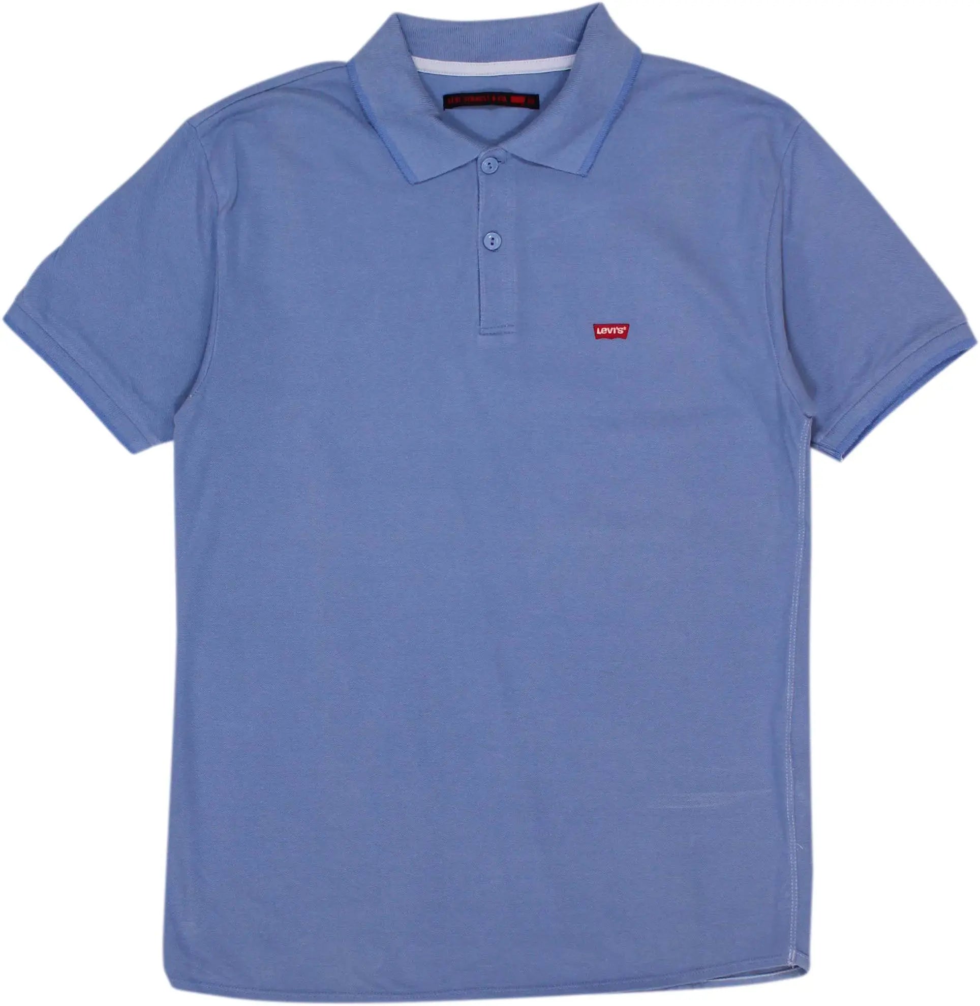 Levi's - Blue Polo Shirt by Levi's- ThriftTale.com - Vintage and second handclothing