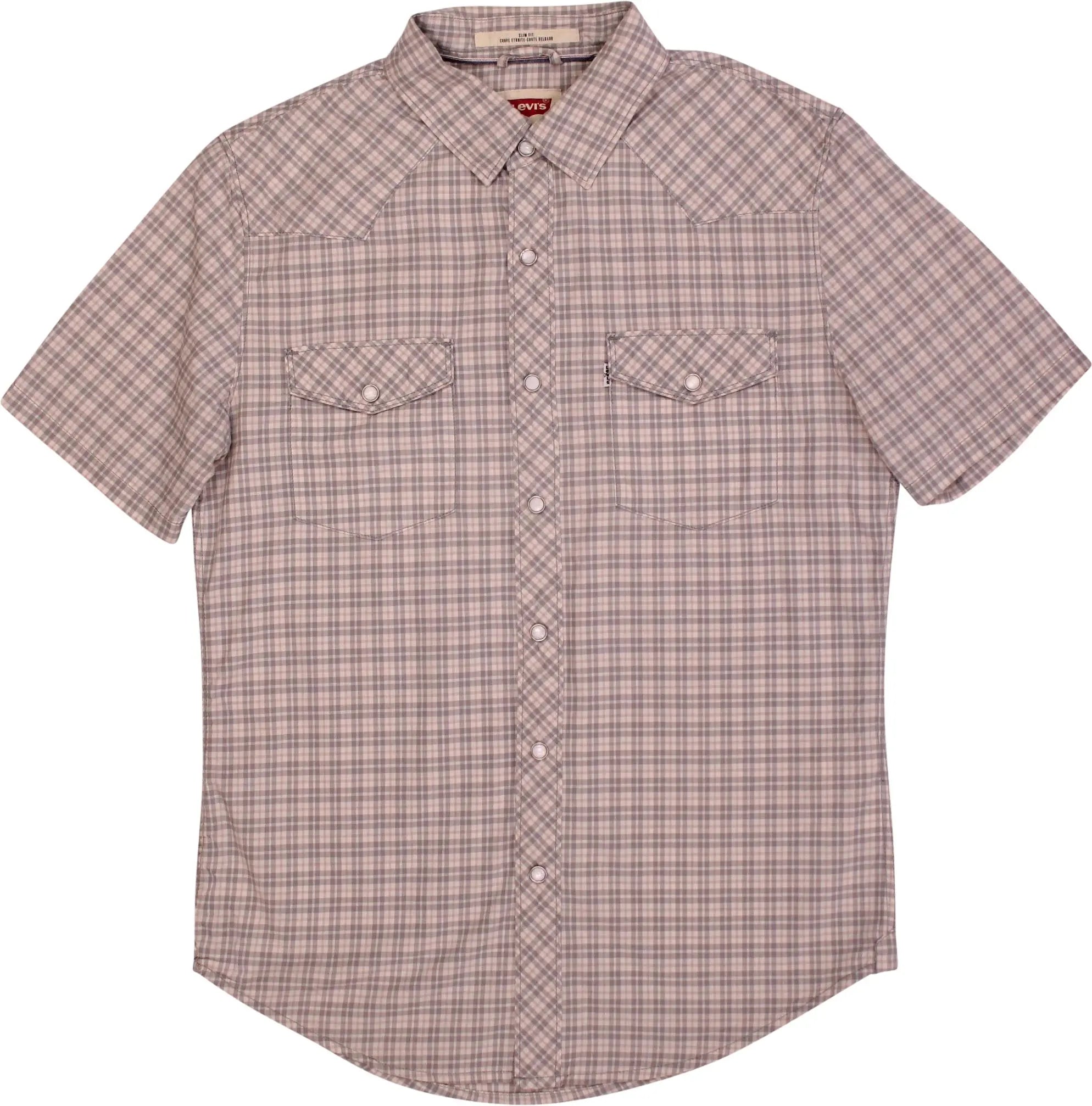 Levi's - Checked Short Sleeve Shirt by Levi's- ThriftTale.com - Vintage and second handclothing