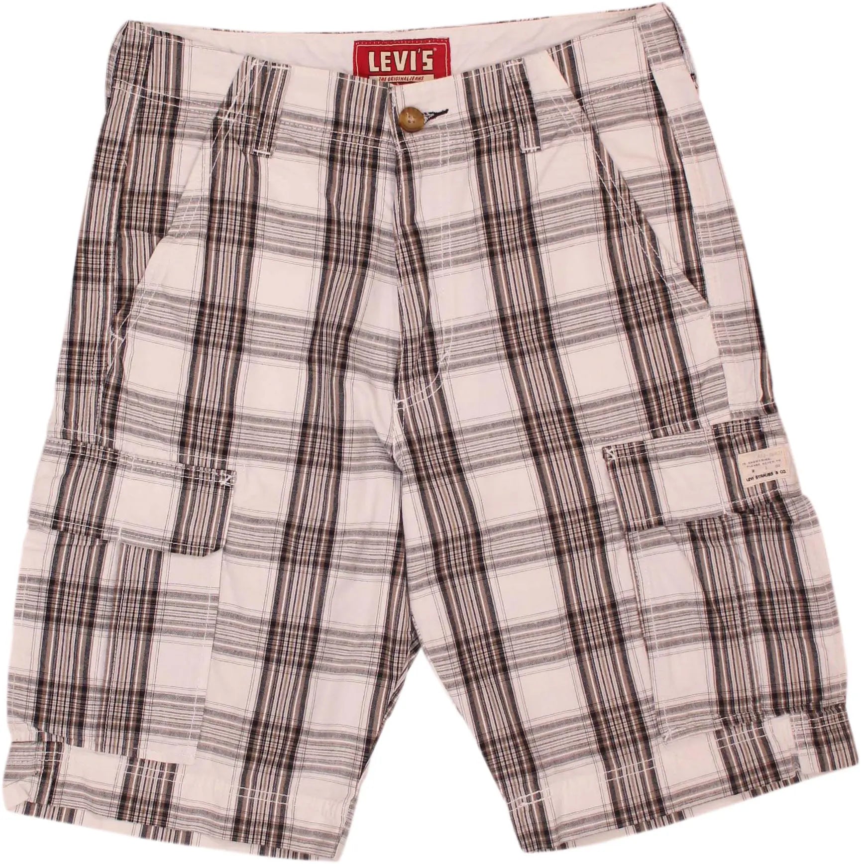 Levi's - Checked Shorts by Levi's- ThriftTale.com - Vintage and second handclothing
