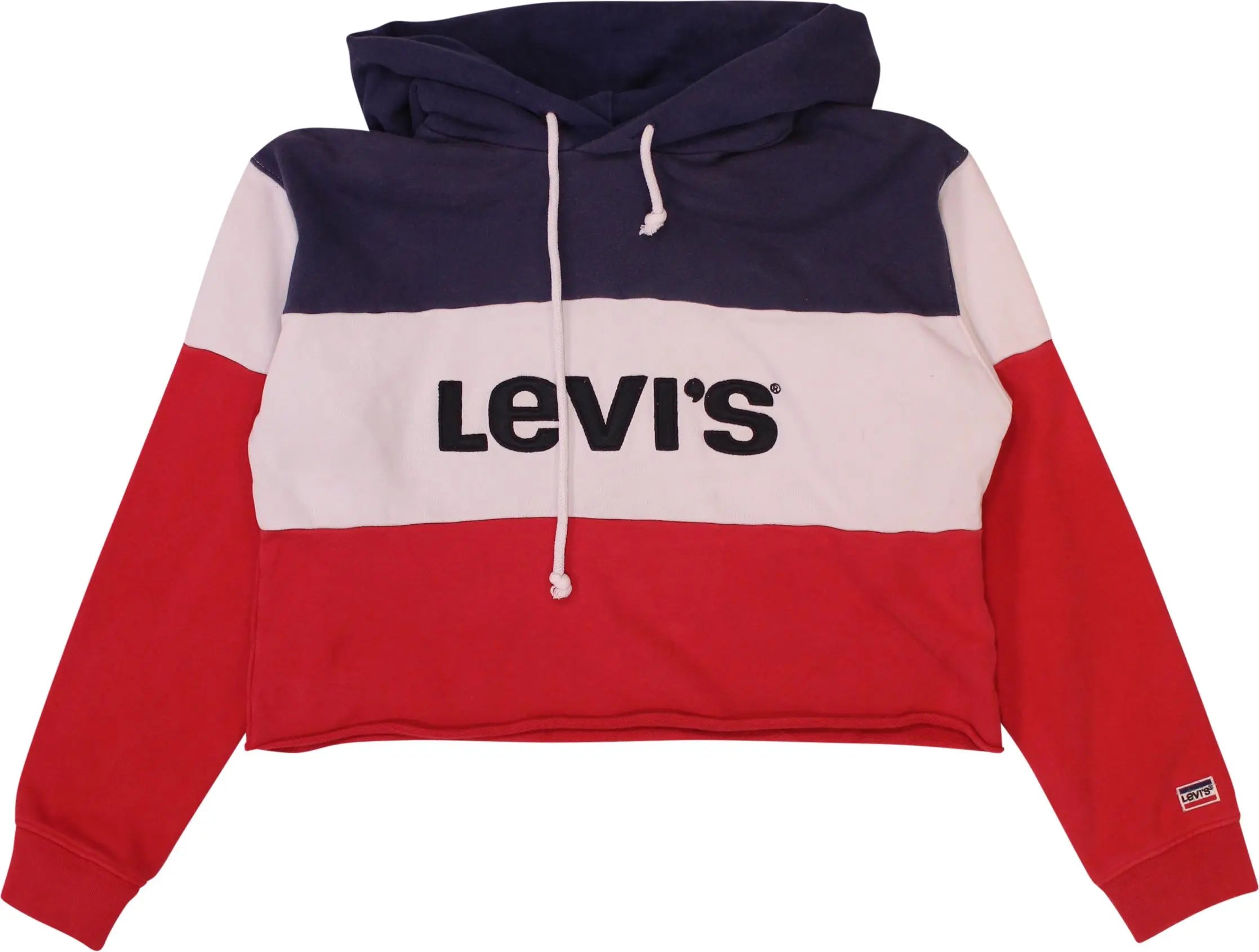 Levi's - Cropped Hoodie by Levi's- ThriftTale.com - Vintage and second handclothing