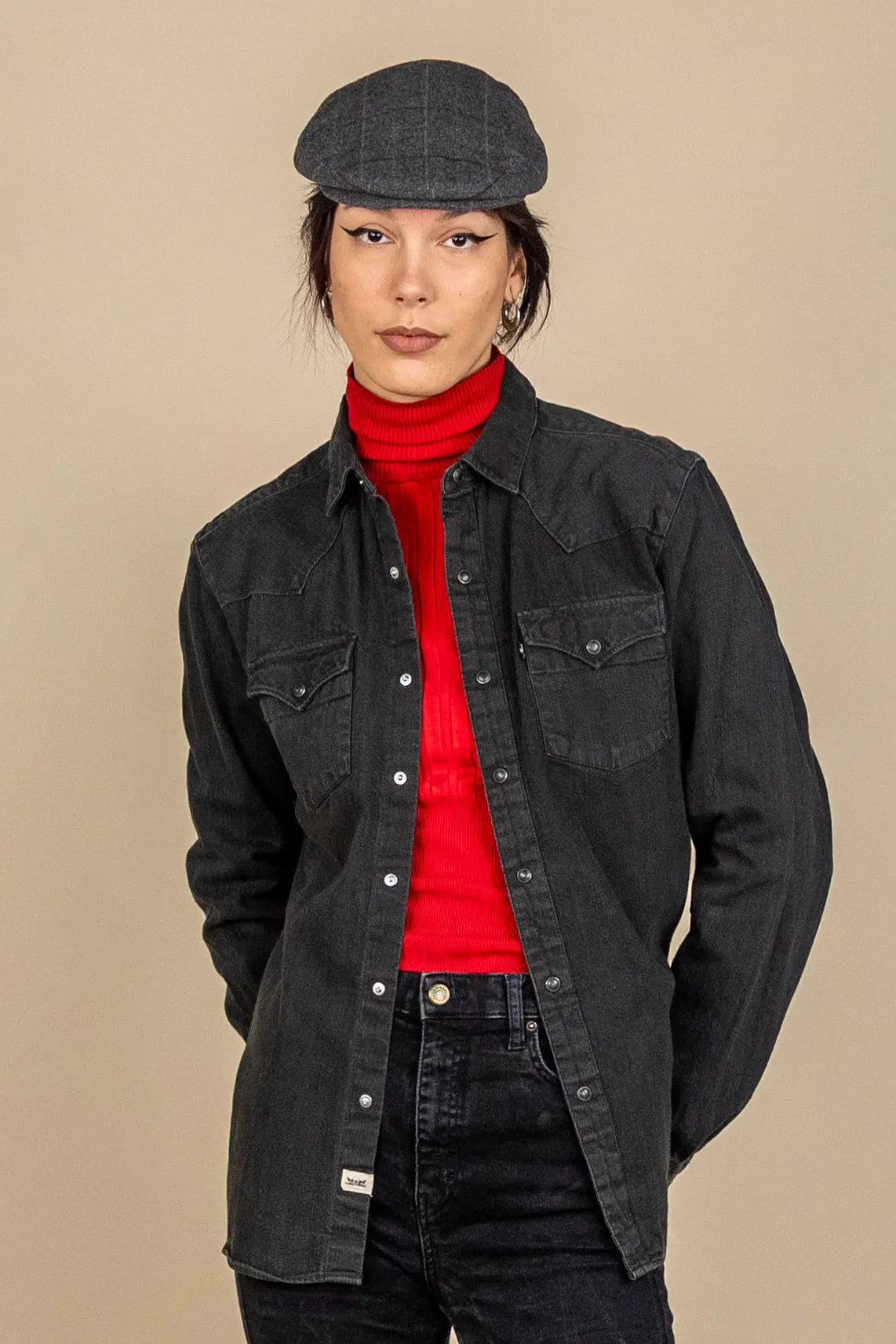 Denim Long Sleeve Shirt by Levi's ThriftTale - Main Image