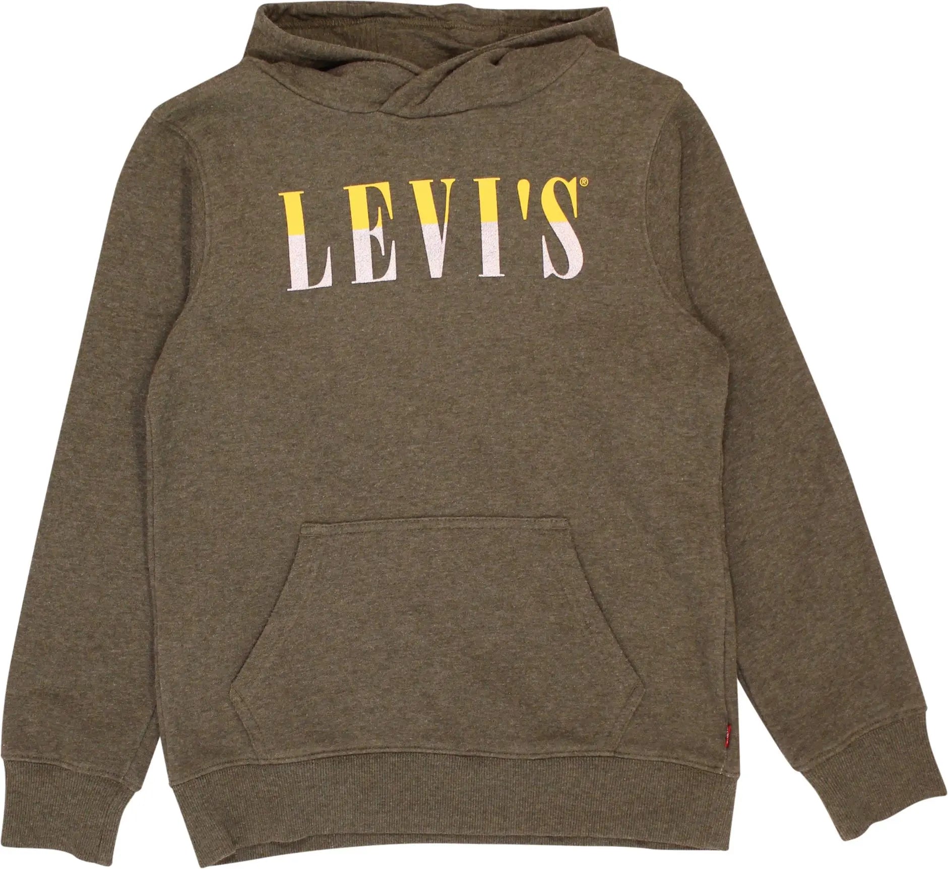 Levi's - Green Hoodie by Levi's- ThriftTale.com - Vintage and second handclothing