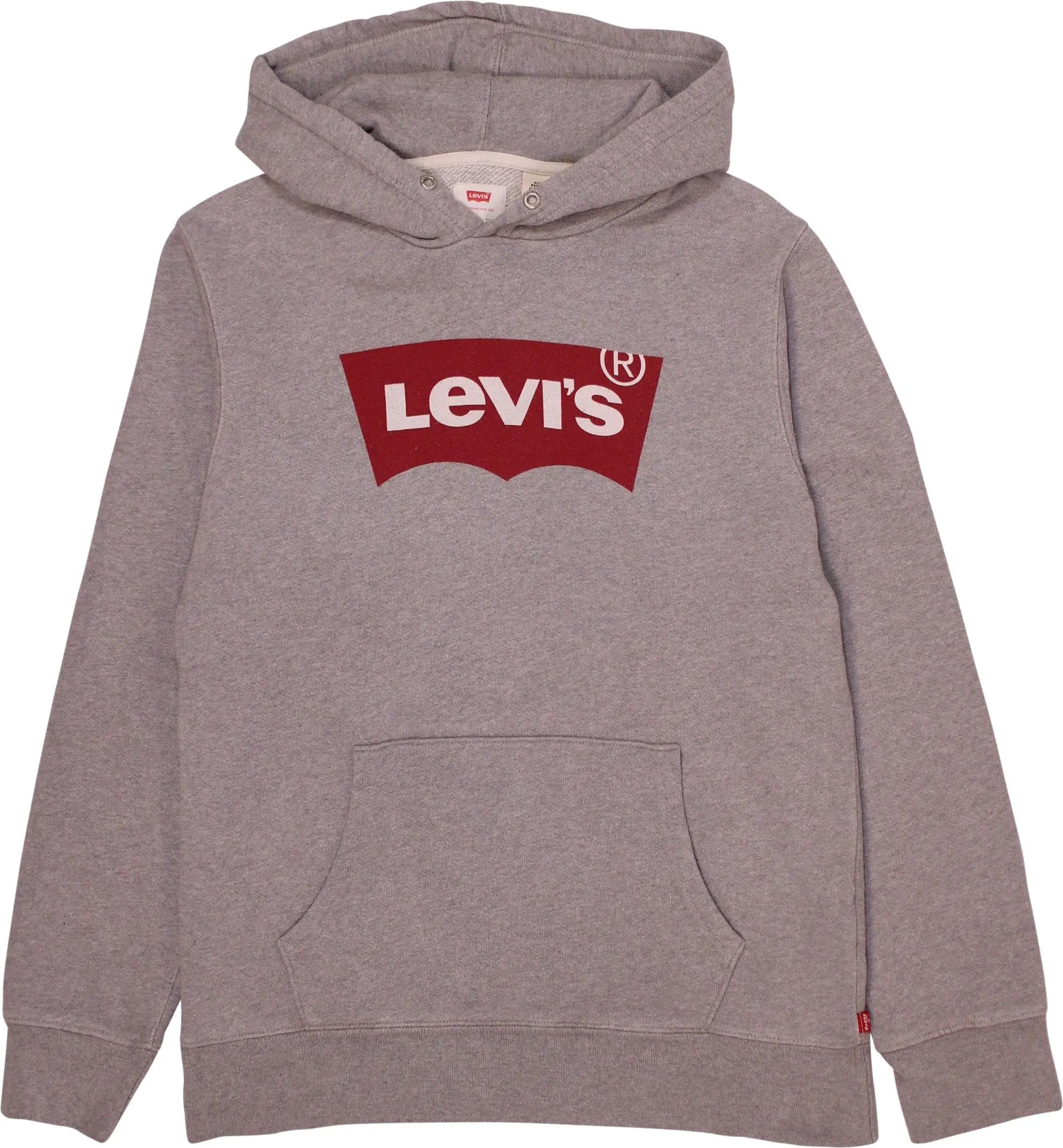 Levi's - Grey Hoodie by Levi's- ThriftTale.com - Vintage and second handclothing