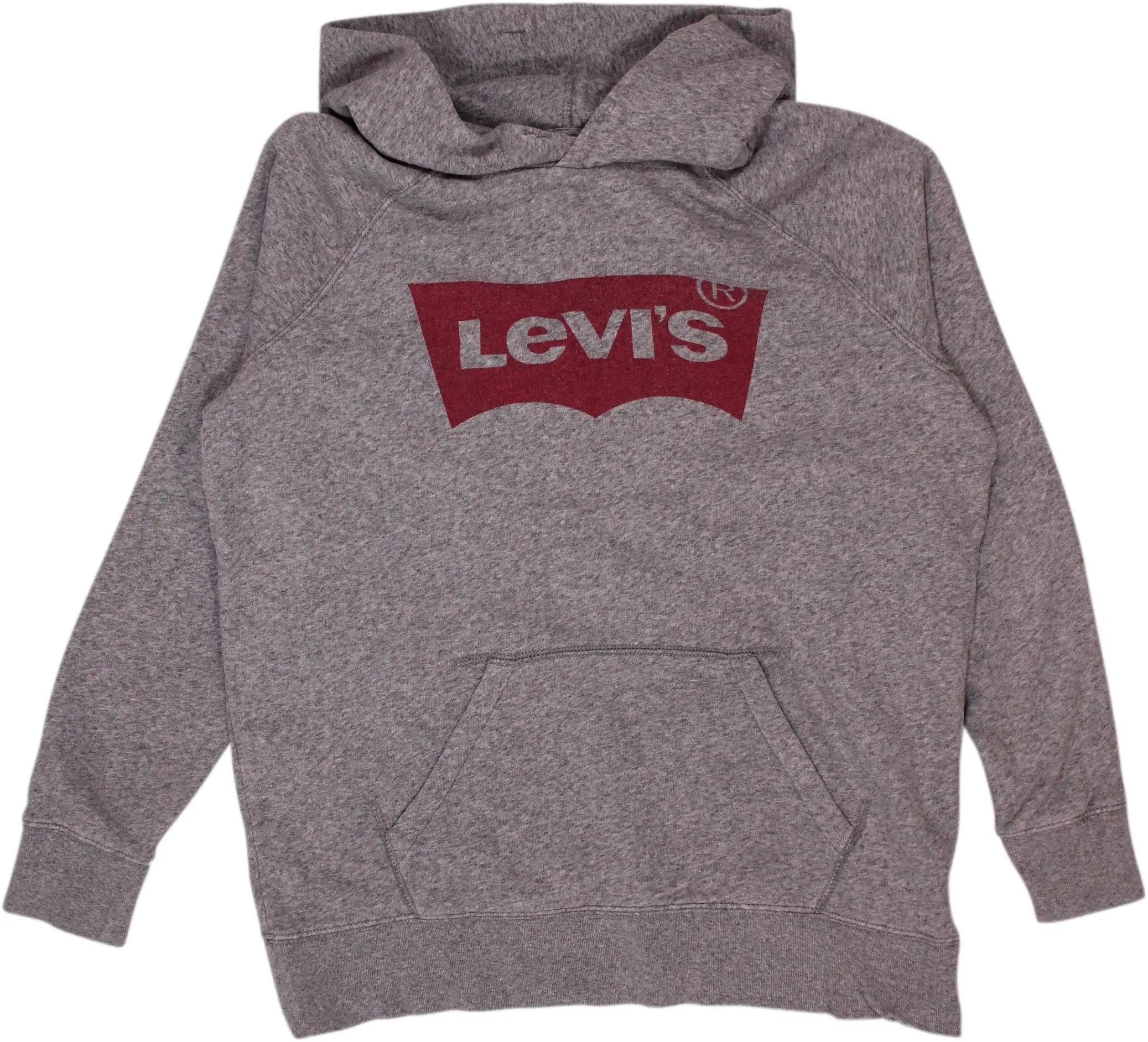 Levi's - Grey Hoodie by Levi's- ThriftTale.com - Vintage and second handclothing