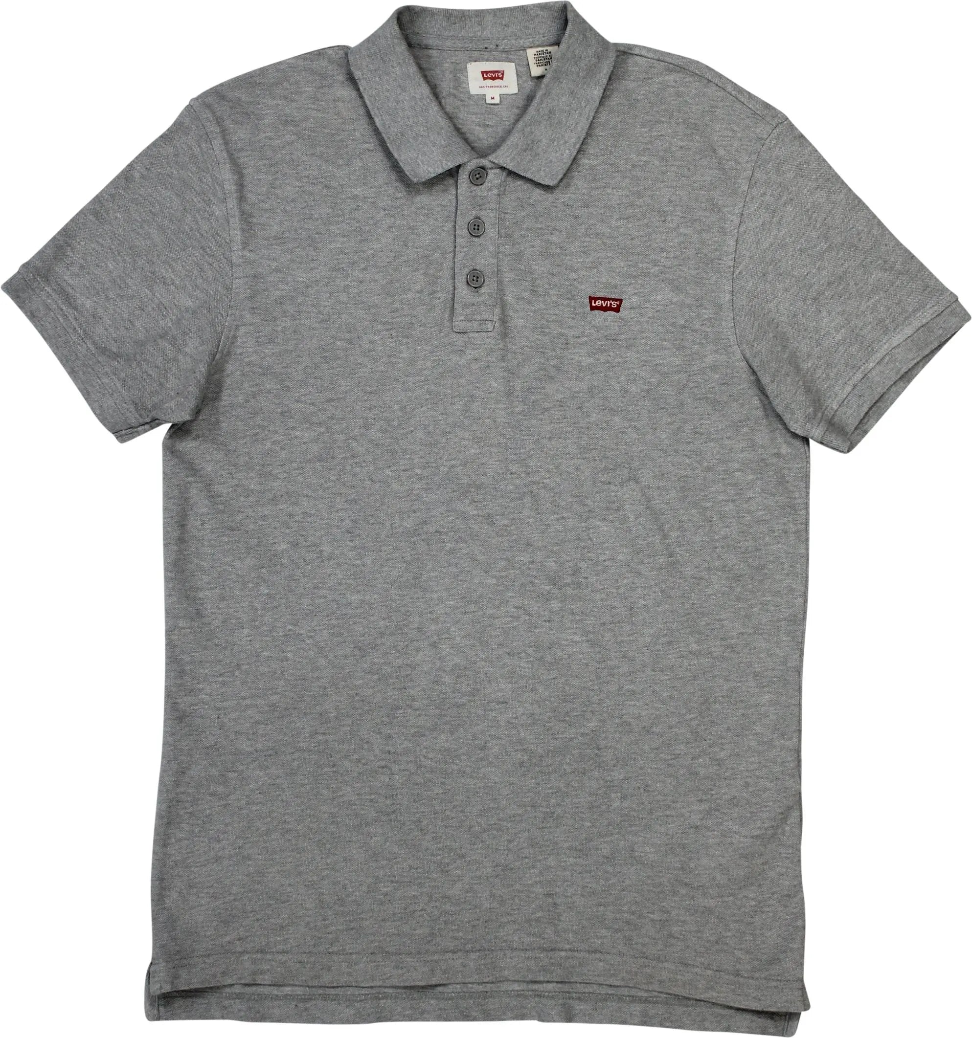 Levi's - Grey Polo Shirt by Levi's- ThriftTale.com - Vintage and second handclothing